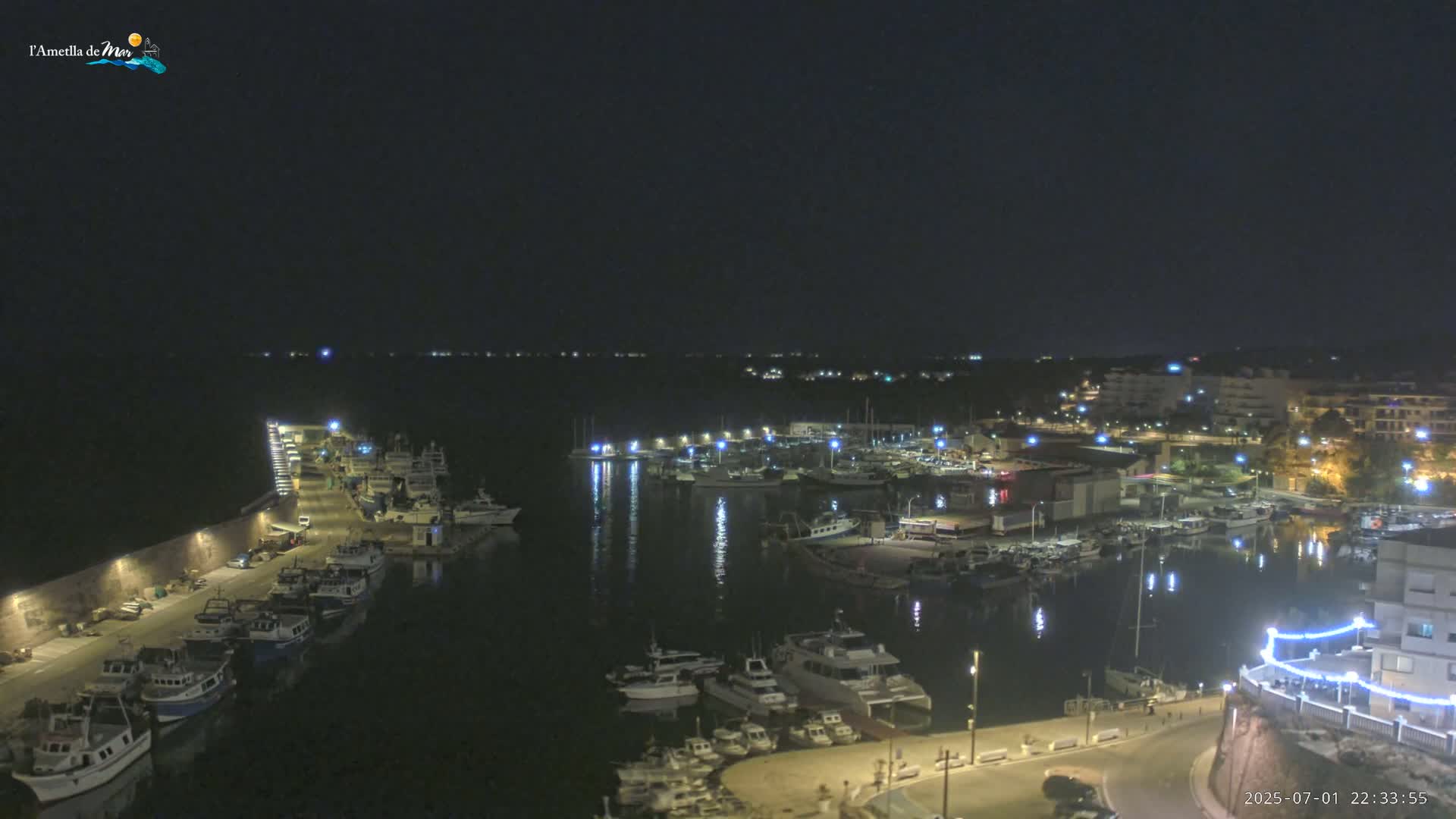 L'Ametlla de Mar Harbor Live Cam -T arragona, Catalonia, Spain
