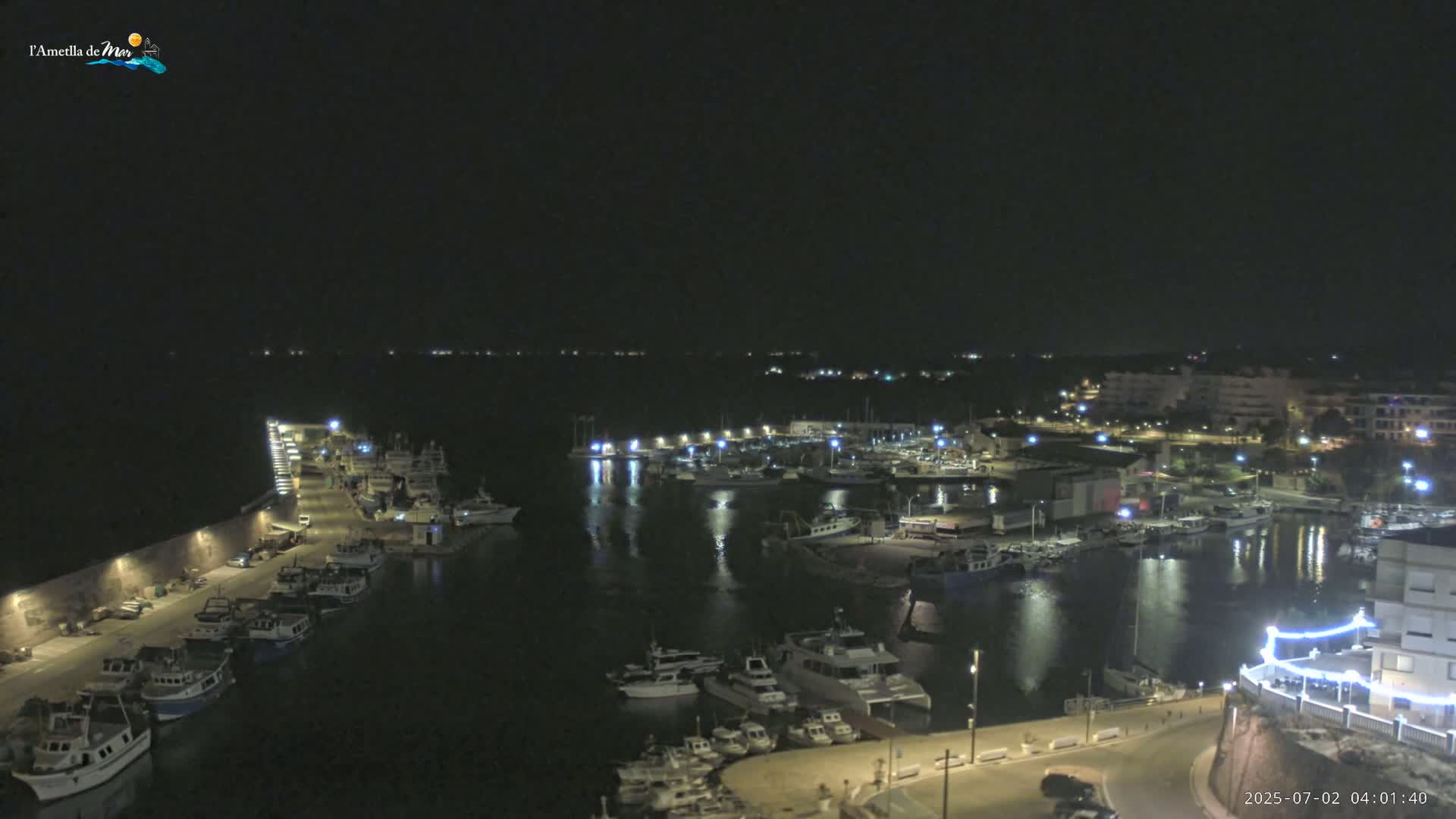 L'Ametlla de Mar Harbor Live Cam -T arragona, Catalonia, Spain