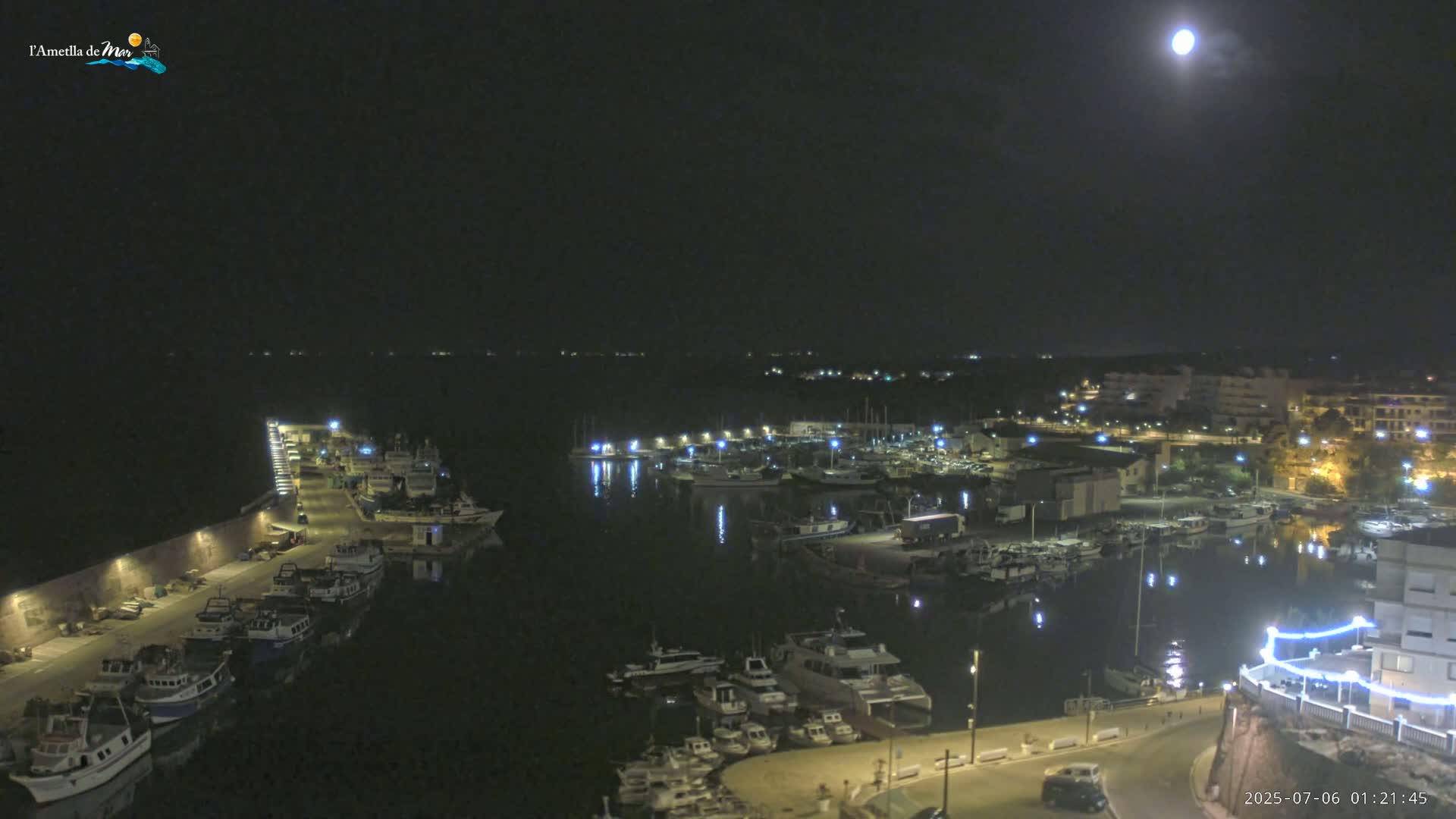 L'Ametlla de Mar Harbor Live Cam -T arragona, Catalonia, Spain