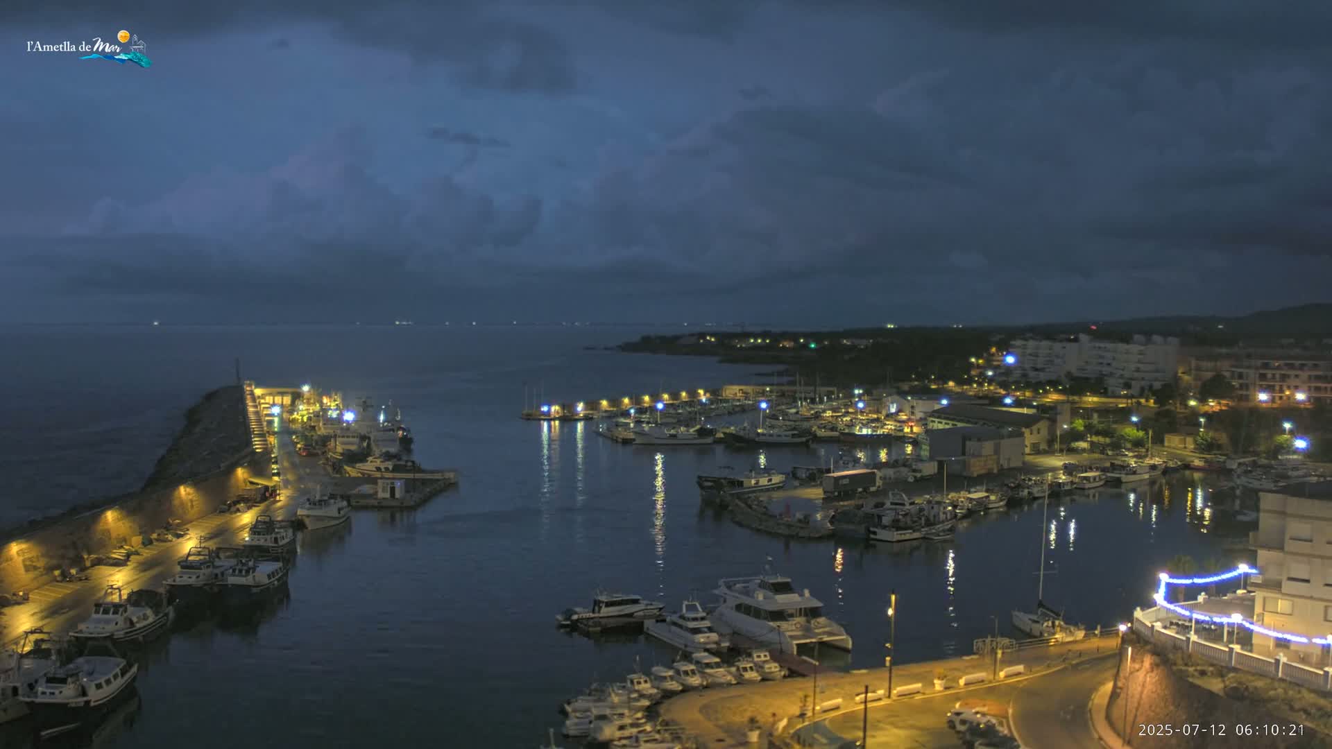 L'Ametlla de Mar Harbor Live Cam -T arragona, Catalonia, Spain