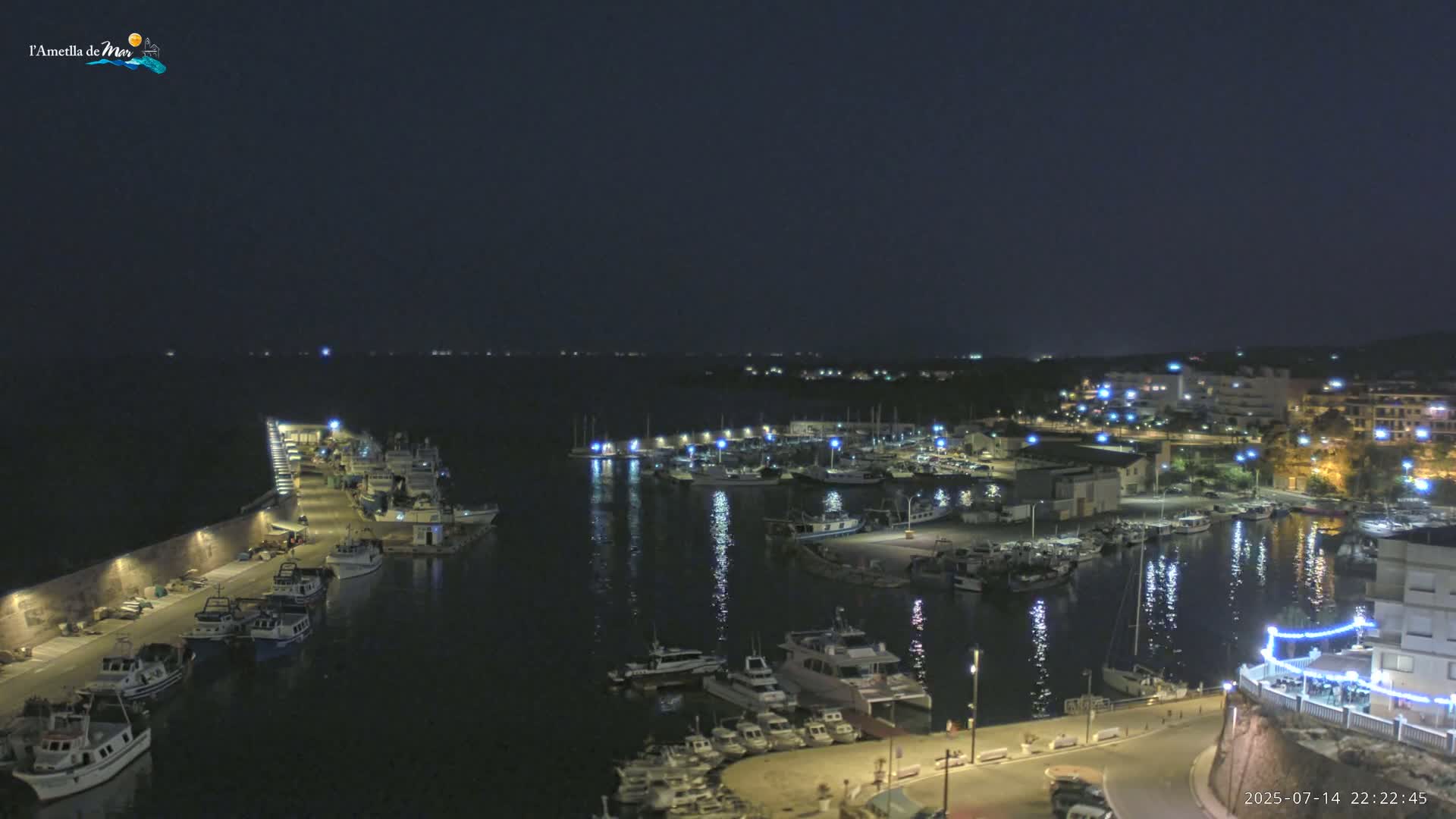 L'Ametlla de Mar Harbor Live Cam -T arragona, Catalonia, Spain