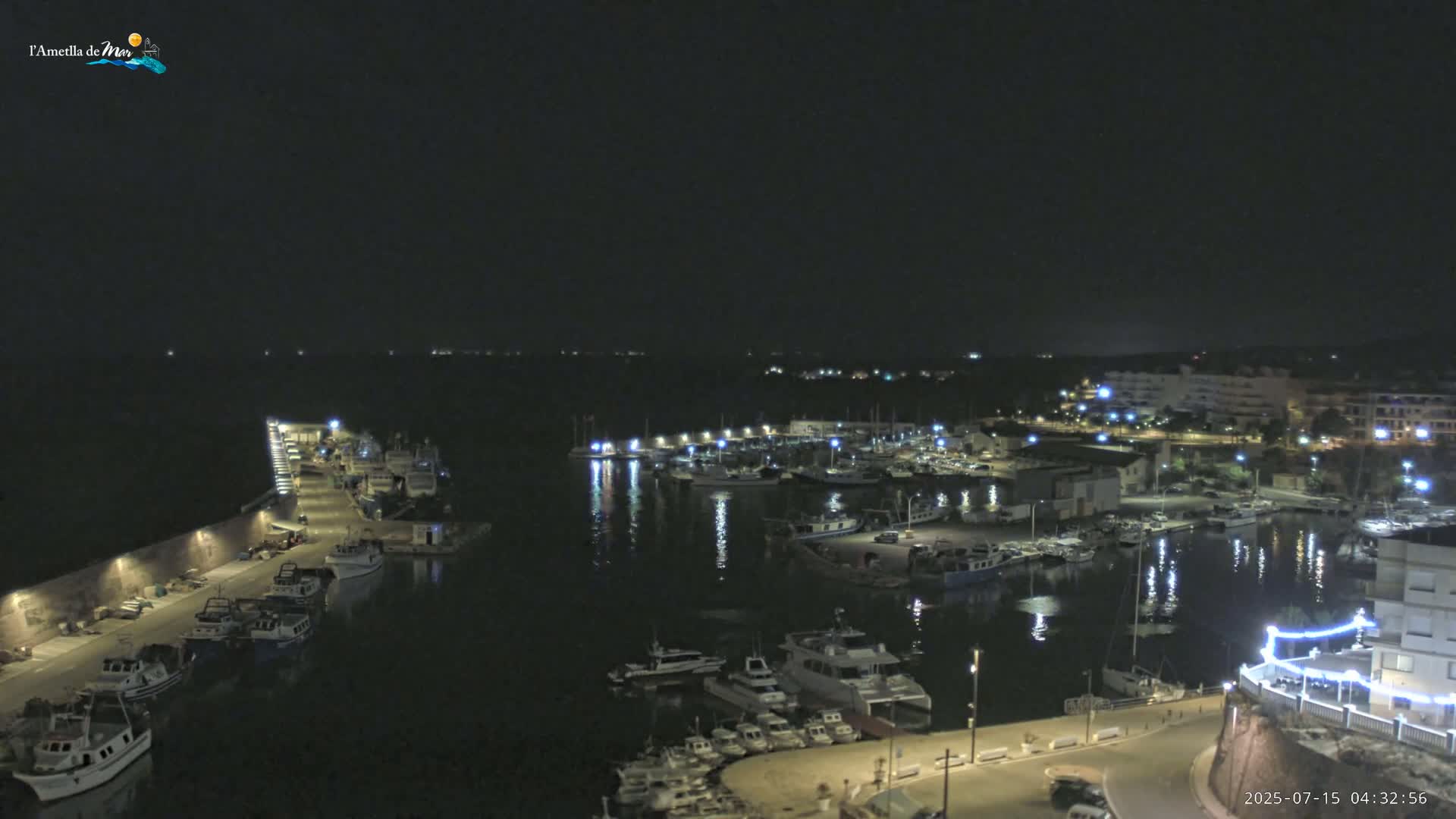 L'Ametlla de Mar Harbor Live Cam -T arragona, Catalonia, Spain