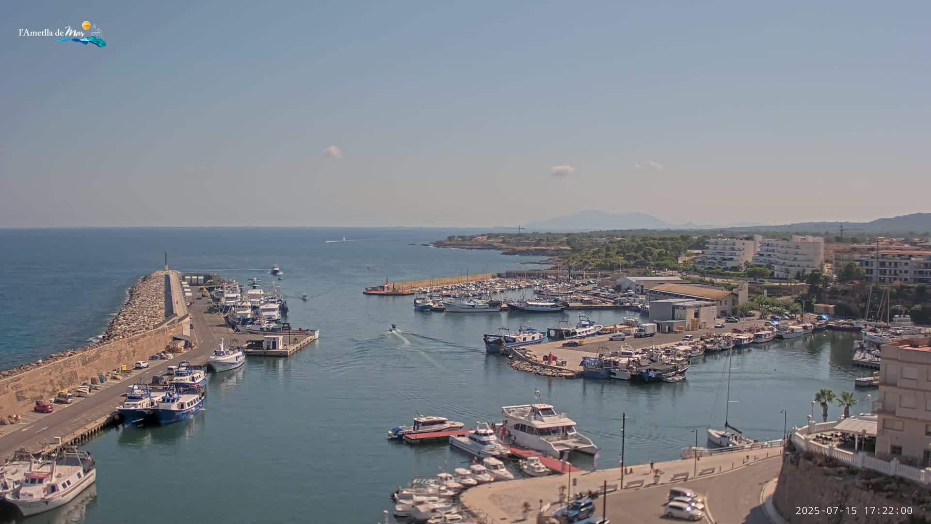 L'Ametlla de Mar Harbor Live Cam -T arragona, Catalonia, Spain