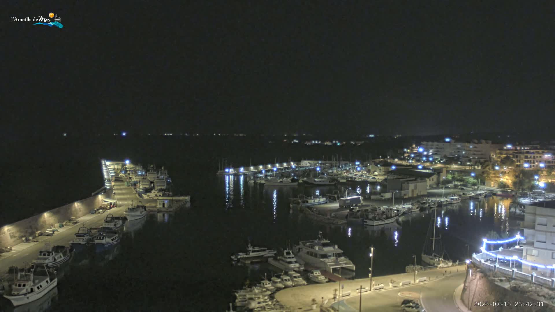L'Ametlla de Mar Harbor Live Cam -T arragona, Catalonia, Spain