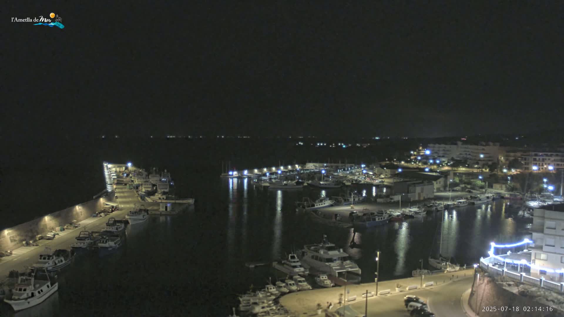 L'Ametlla de Mar Harbor Live Cam -T arragona, Catalonia, Spain
