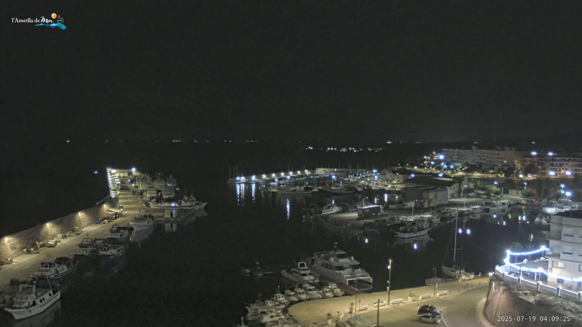 L'Ametlla de Mar Harbor Live Cam -T arragona, Catalonia, Spain