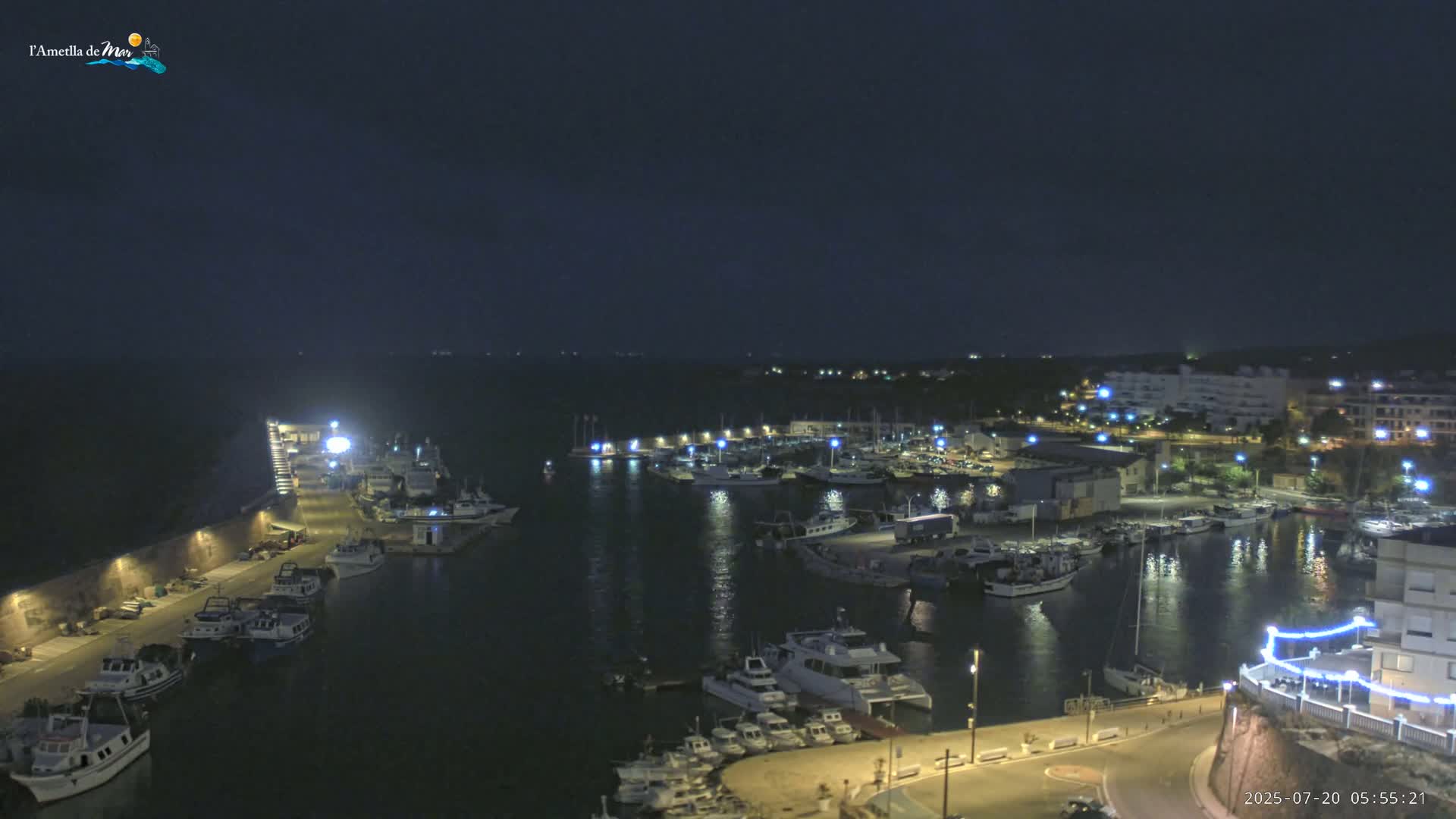 L'Ametlla de Mar Harbor Live Cam -T arragona, Catalonia, Spain