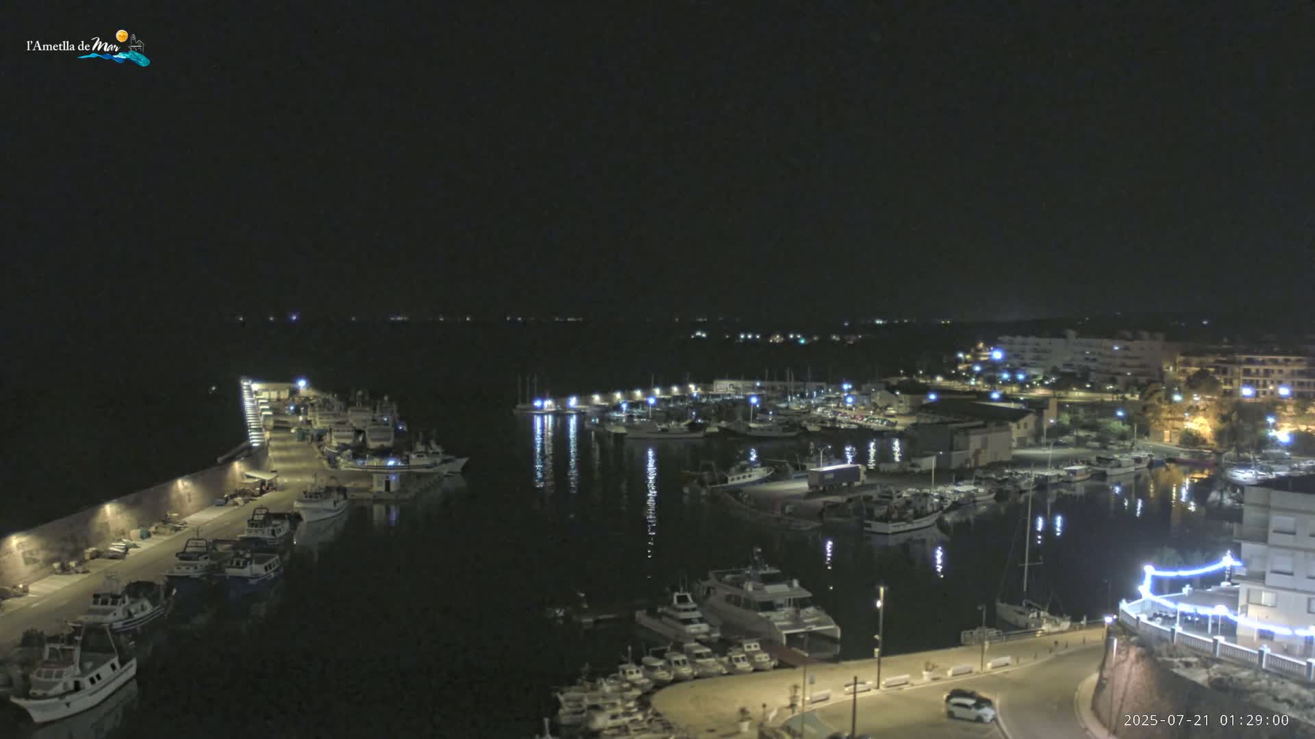 L'Ametlla de Mar Harbor Live Cam -T arragona, Catalonia, Spain