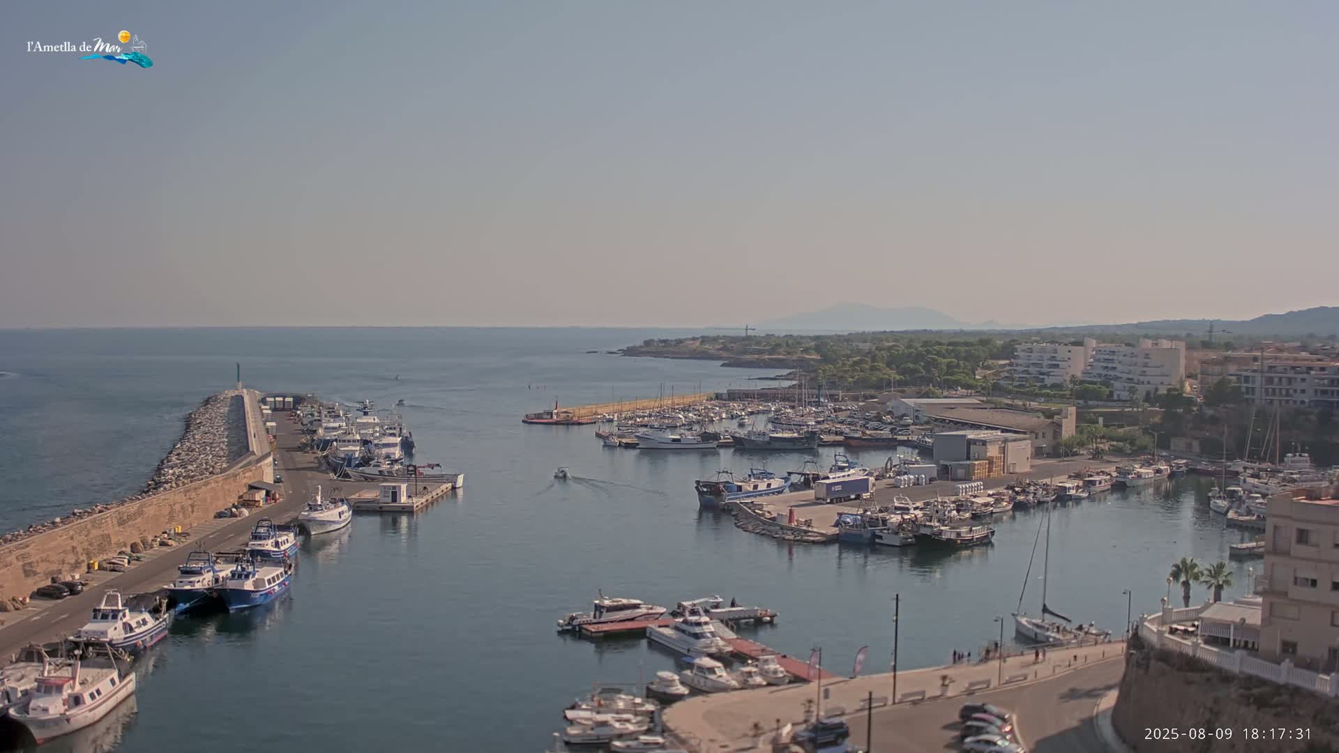 L'Ametlla de Mar Harbor Live Cam -T arragona, Catalonia, Spain