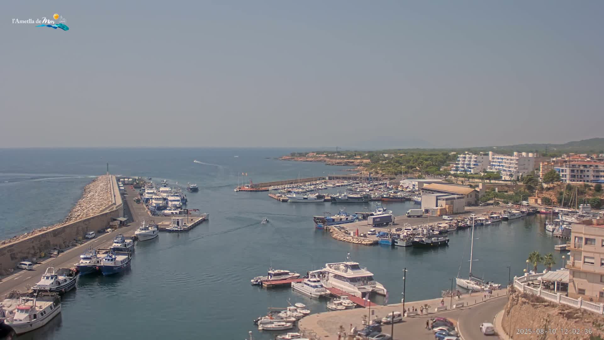 L'Ametlla de Mar Harbor Live Cam -T arragona, Catalonia, Spain