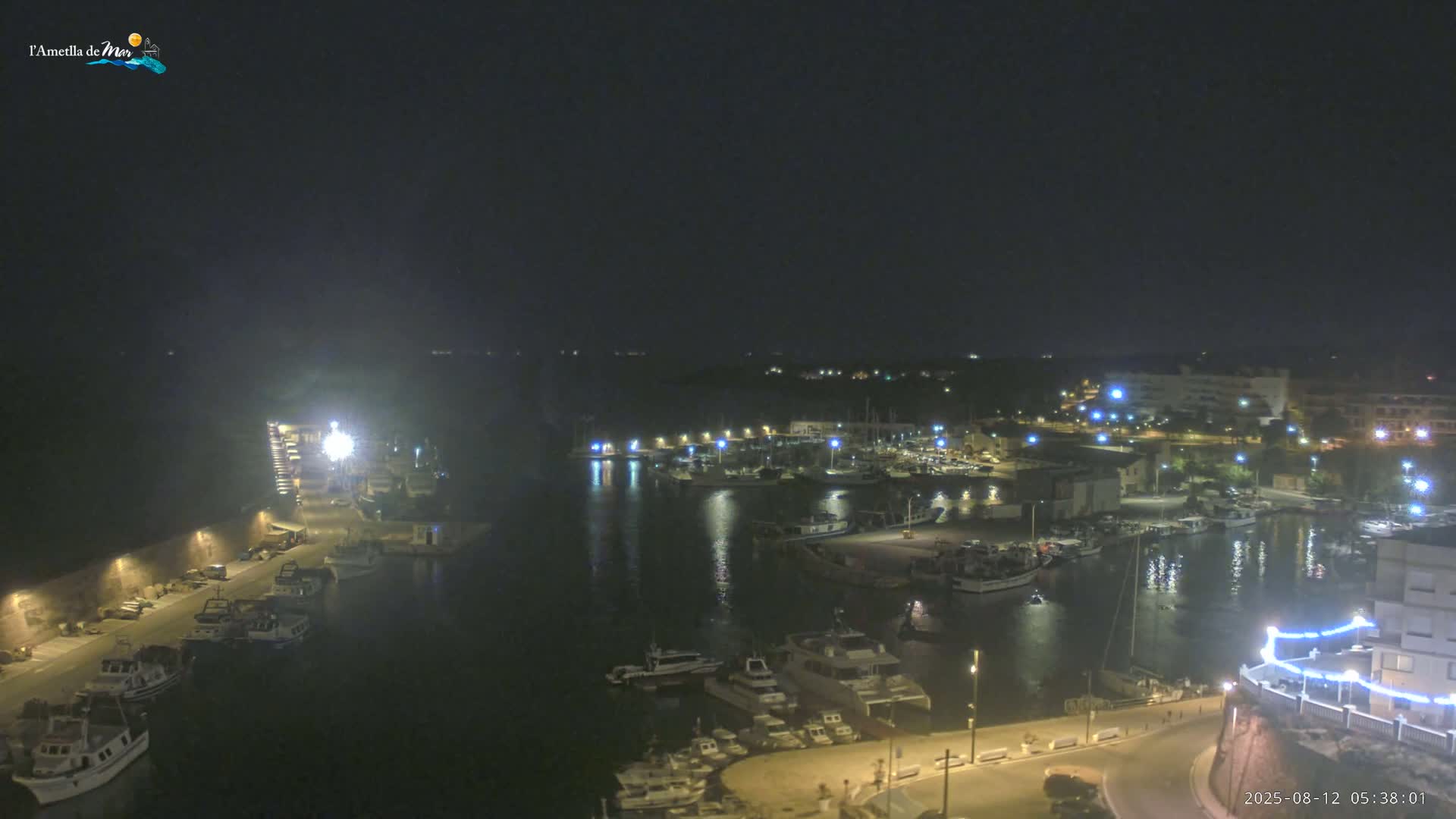 L'Ametlla de Mar Harbor Live Cam -T arragona, Catalonia, Spain