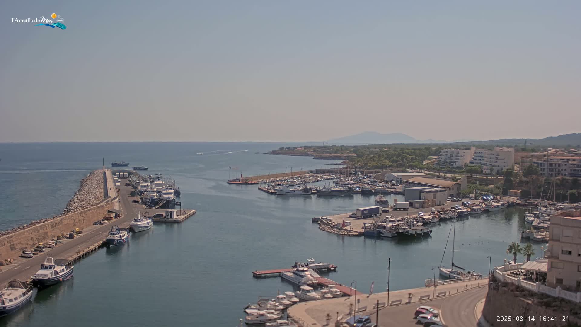L'Ametlla de Mar Harbor Live Cam -T arragona, Catalonia, Spain