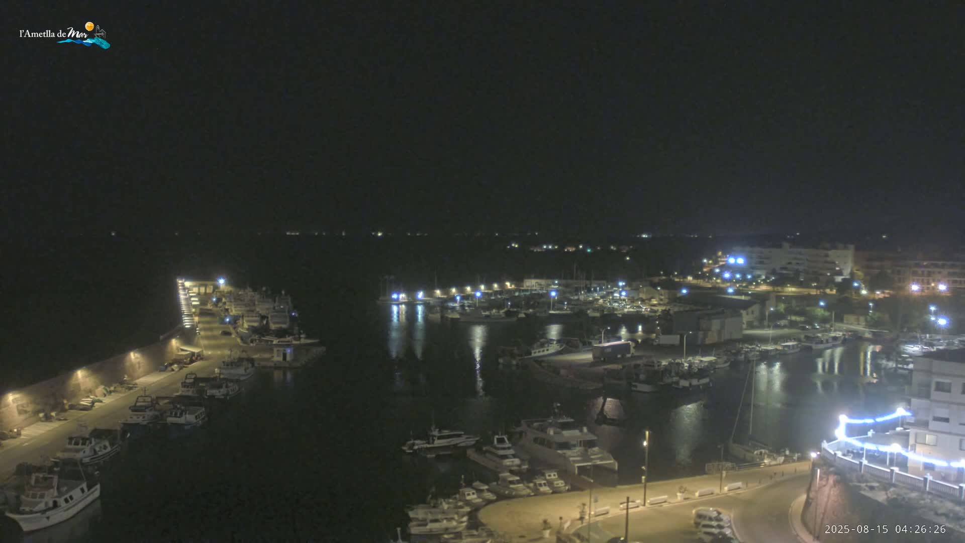 L'Ametlla de Mar Harbor Live Cam -T arragona, Catalonia, Spain