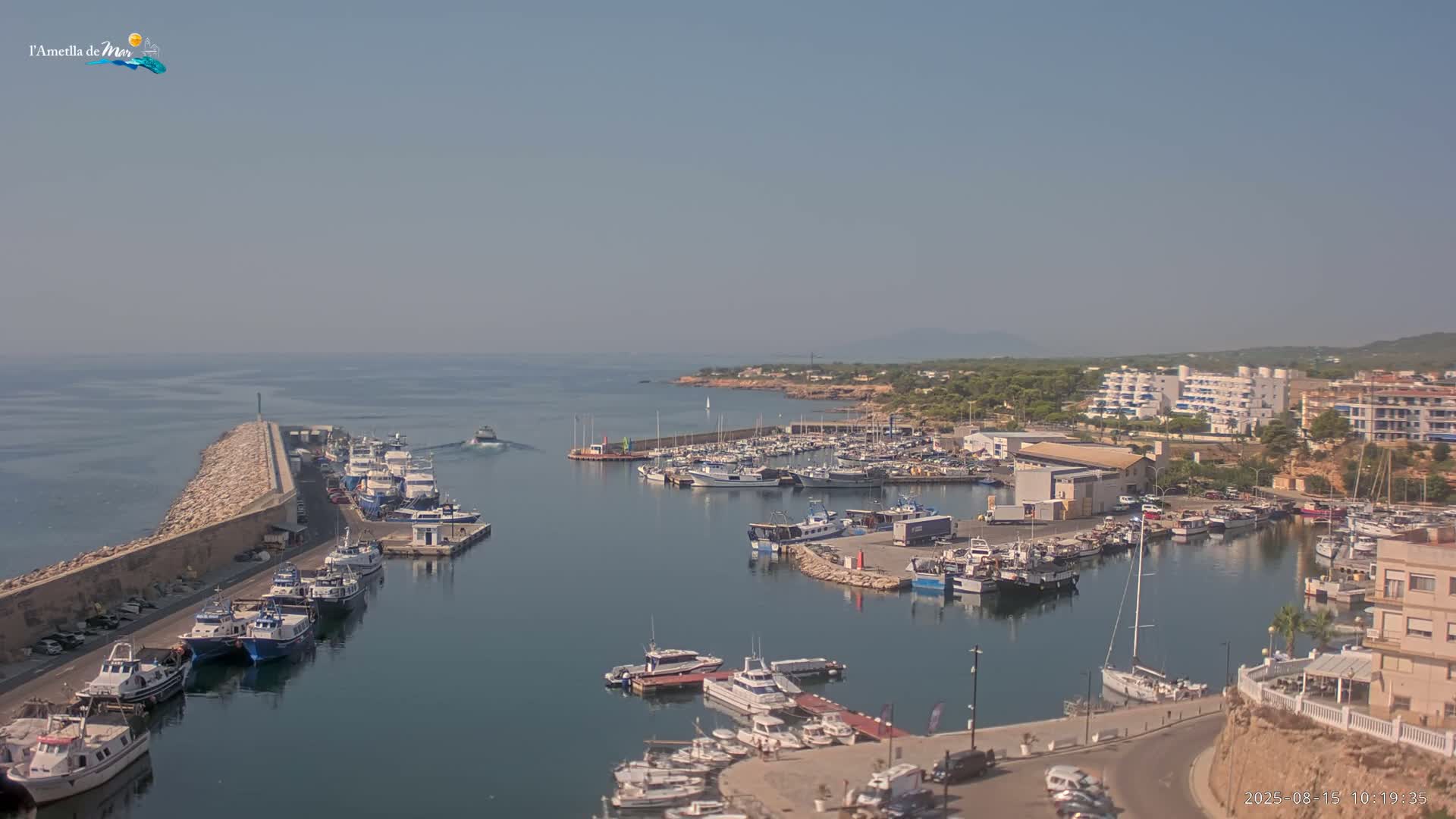 L'Ametlla de Mar Harbor Live Cam -T arragona, Catalonia, Spain
