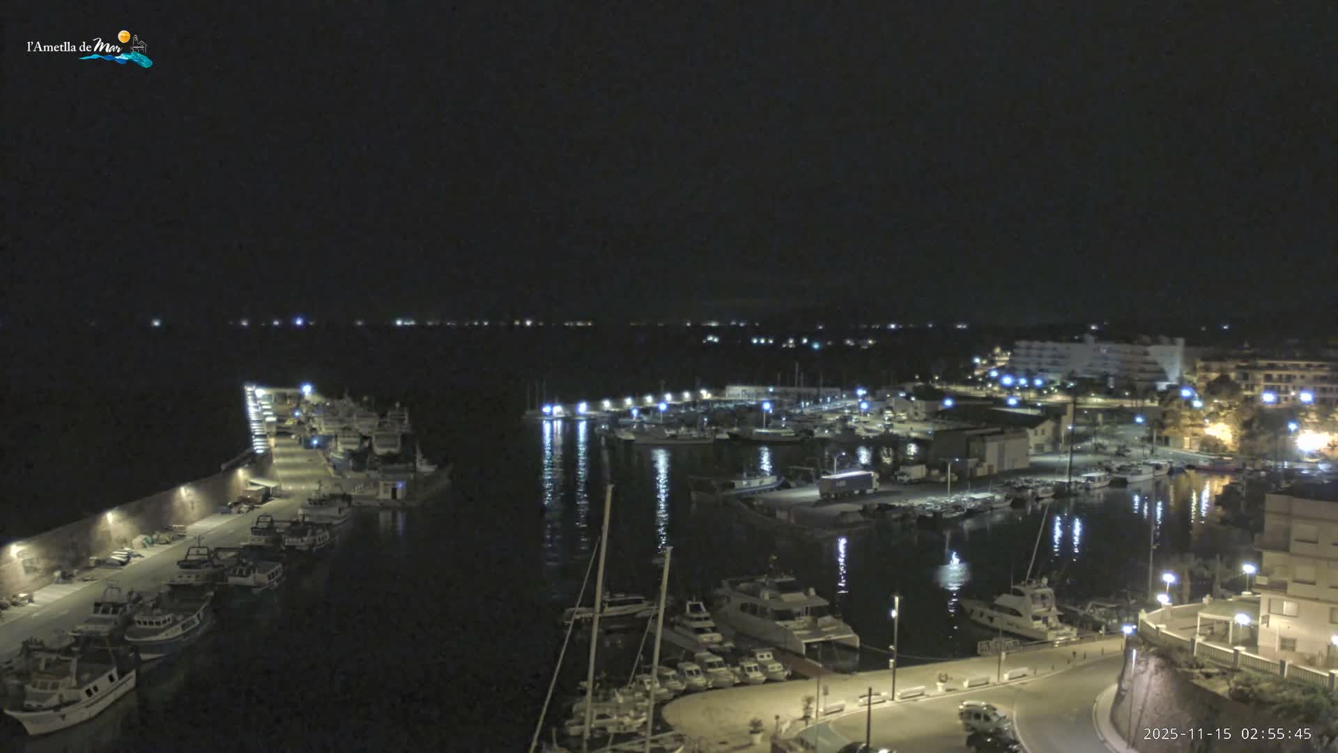 L'Ametlla de Mar Harbor Live Cam -T arragona, Catalonia, Spain
