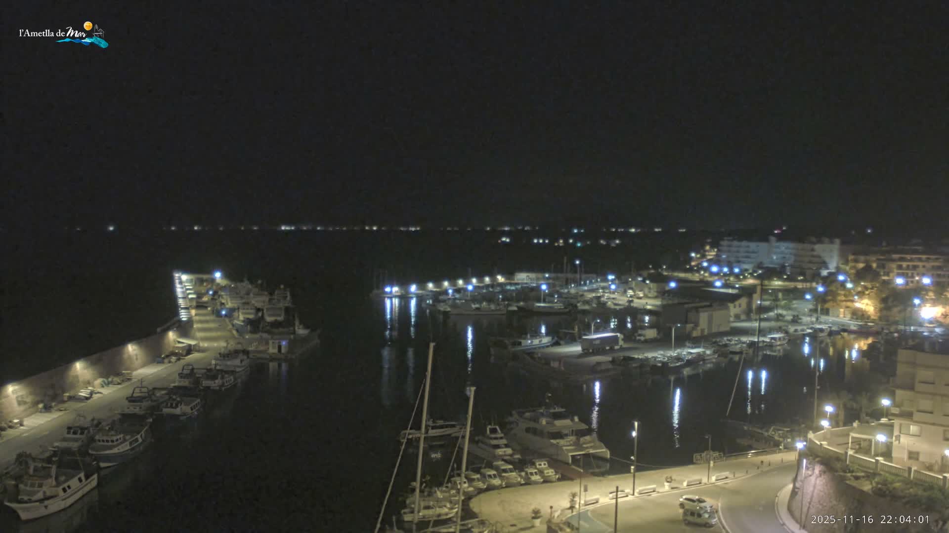 L'Ametlla de Mar Harbor Live Cam -T arragona, Catalonia, Spain