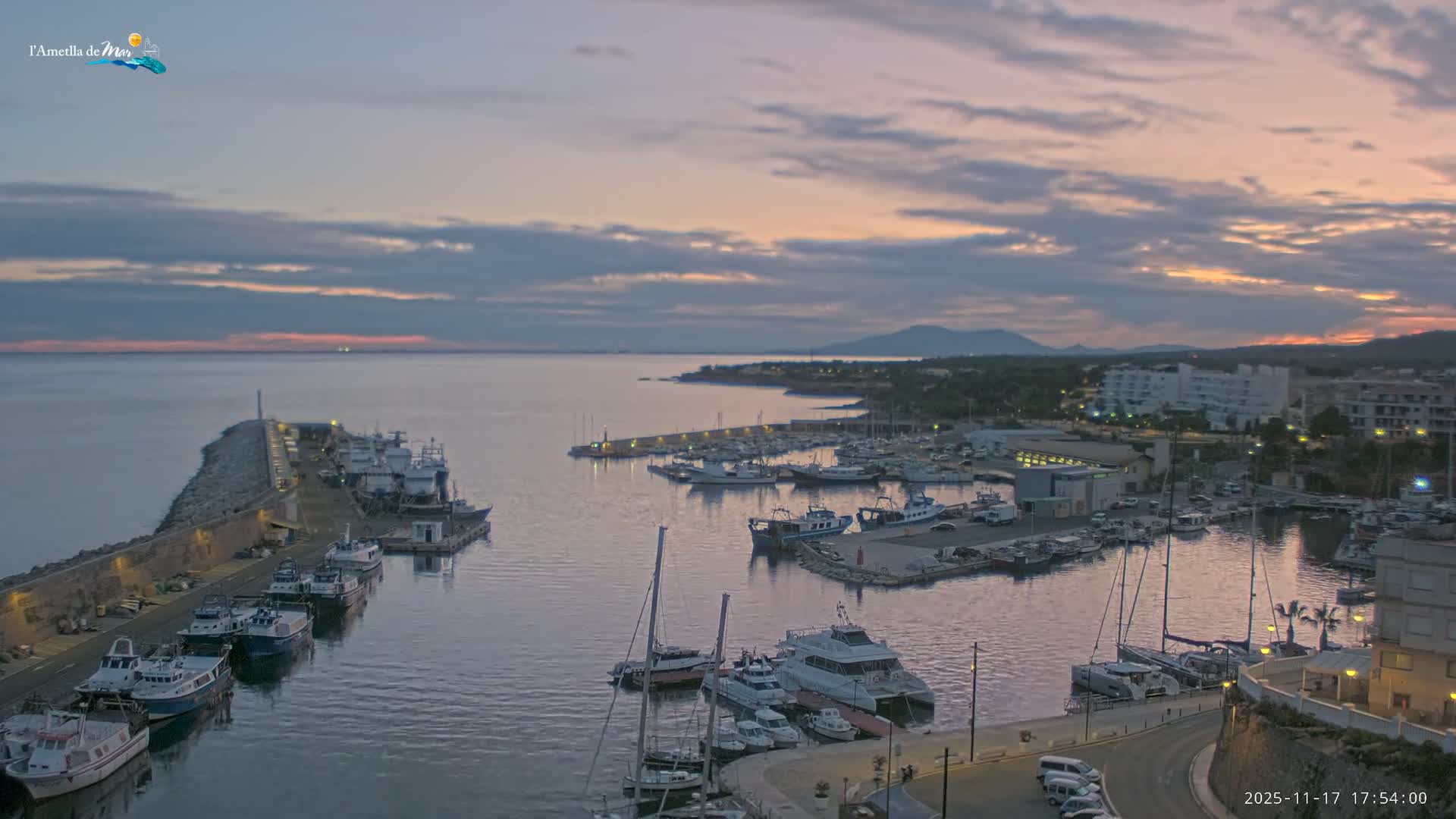 L'Ametlla de Mar Harbor Live Cam -T arragona, Catalonia, Spain
