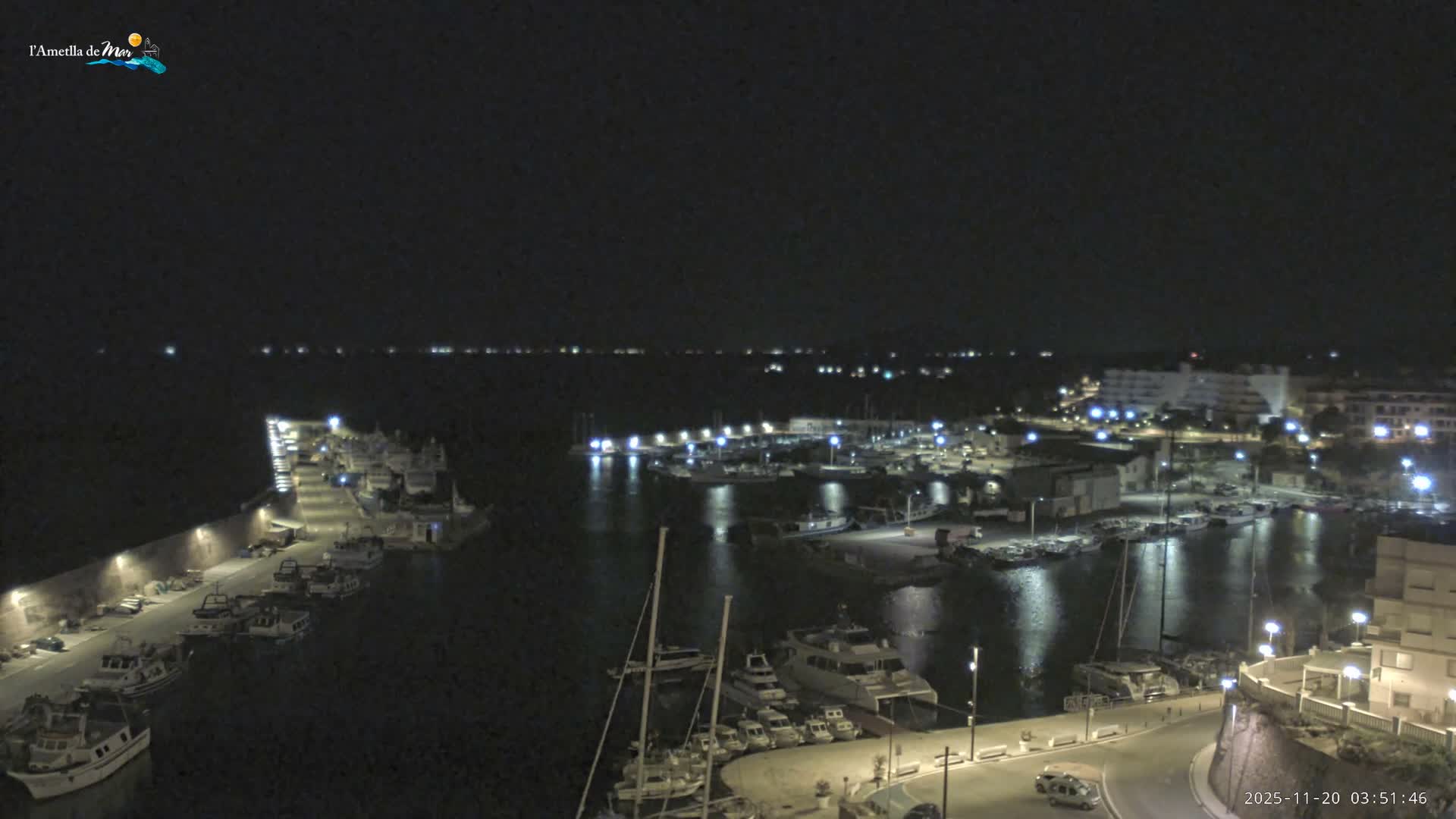 L'Ametlla de Mar Harbor Live Cam -T arragona, Catalonia, Spain