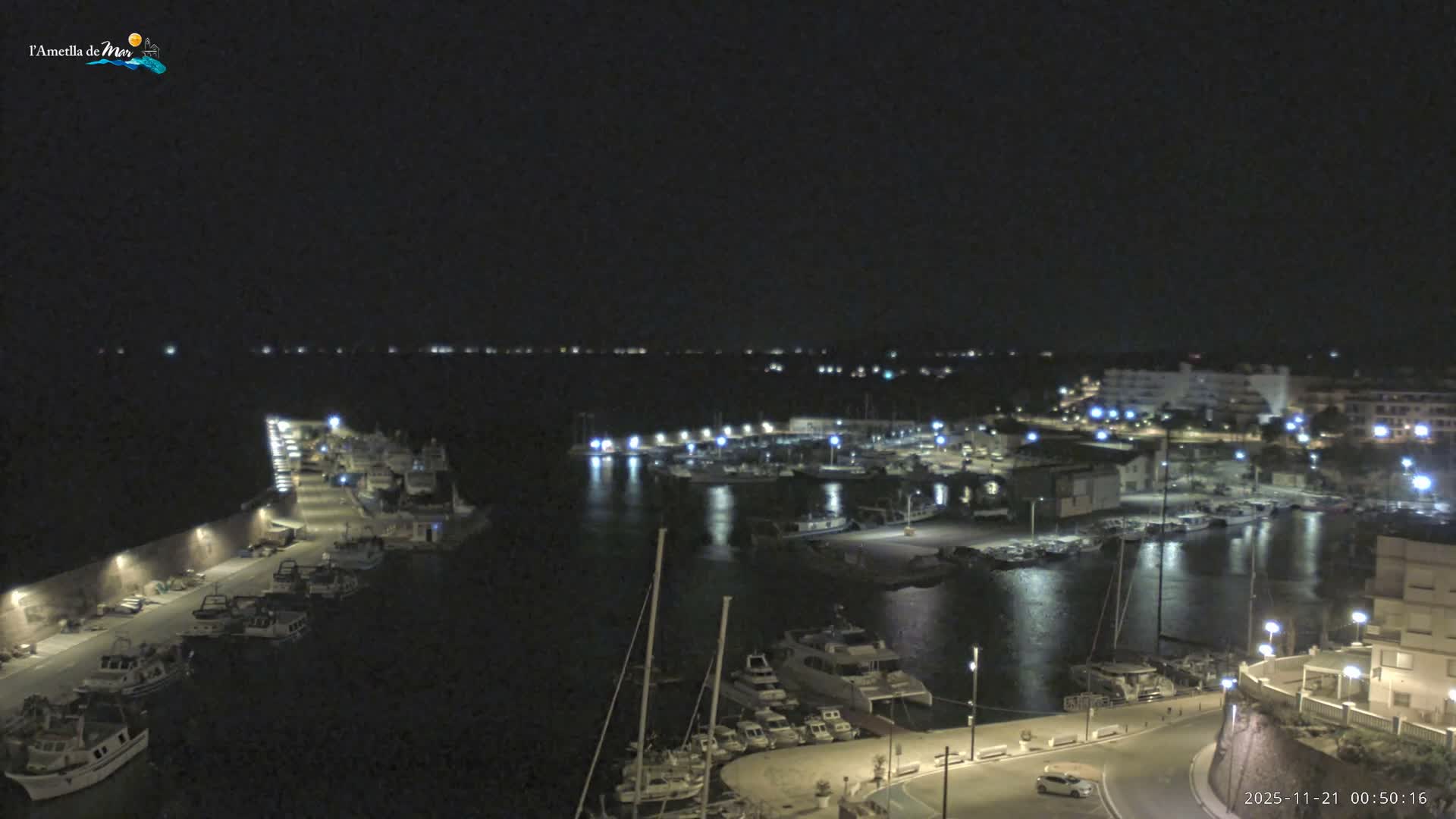 L'Ametlla de Mar Harbor Live Cam -T arragona, Catalonia, Spain