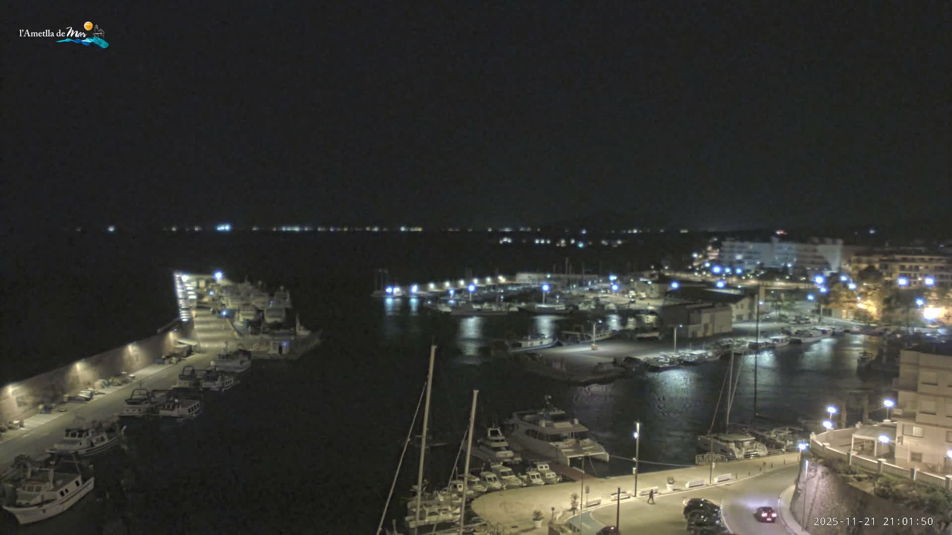 L'Ametlla de Mar Harbor Live Cam -T arragona, Catalonia, Spain