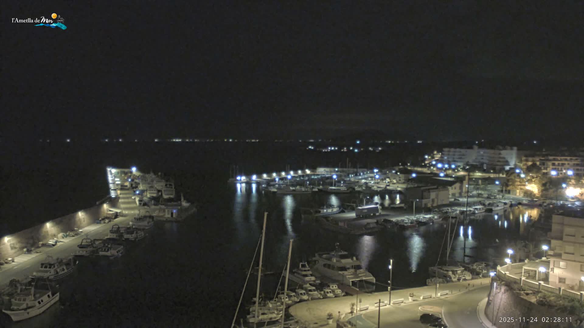 L'Ametlla de Mar Harbor Live Cam -T arragona, Catalonia, Spain