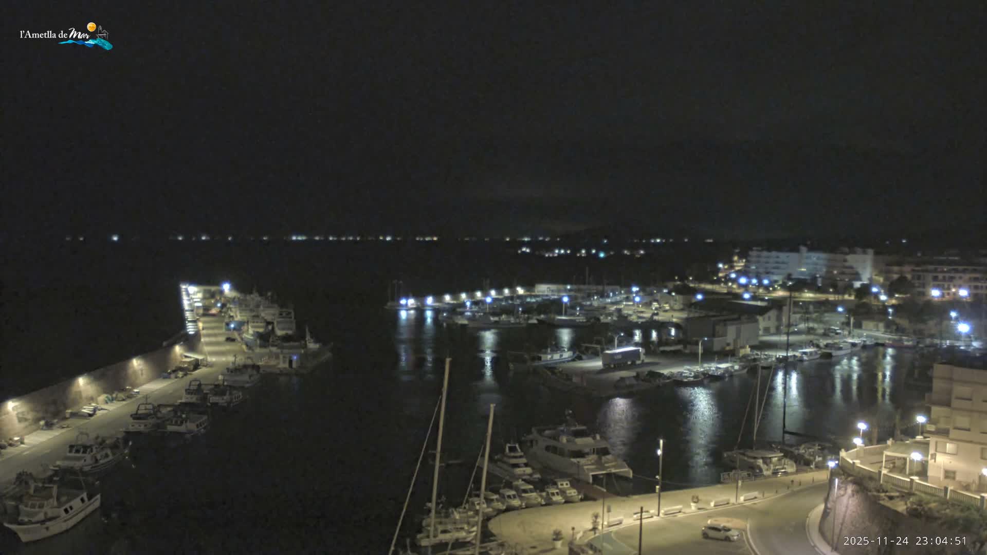 L'Ametlla de Mar Harbor Live Cam -T arragona, Catalonia, Spain