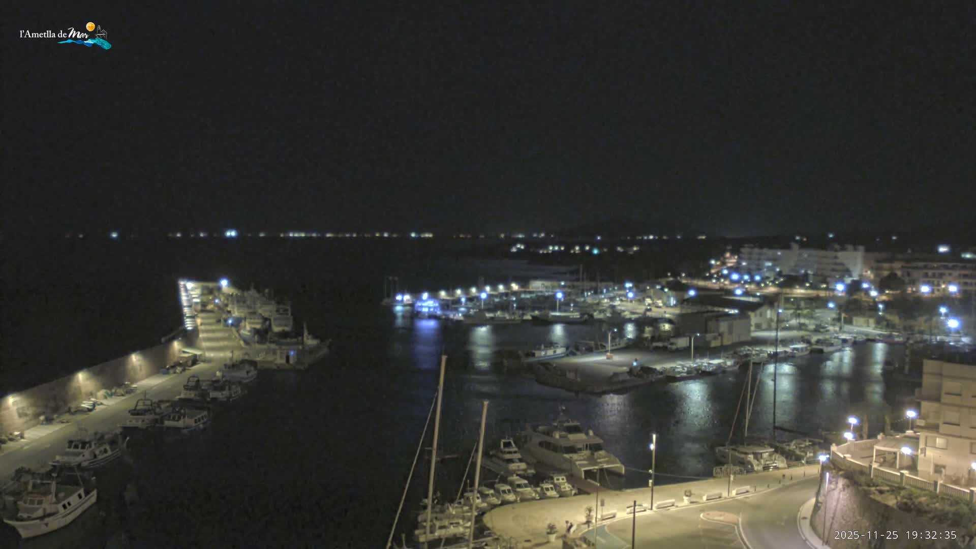 L'Ametlla de Mar Harbor Live Cam -T arragona, Catalonia, Spain