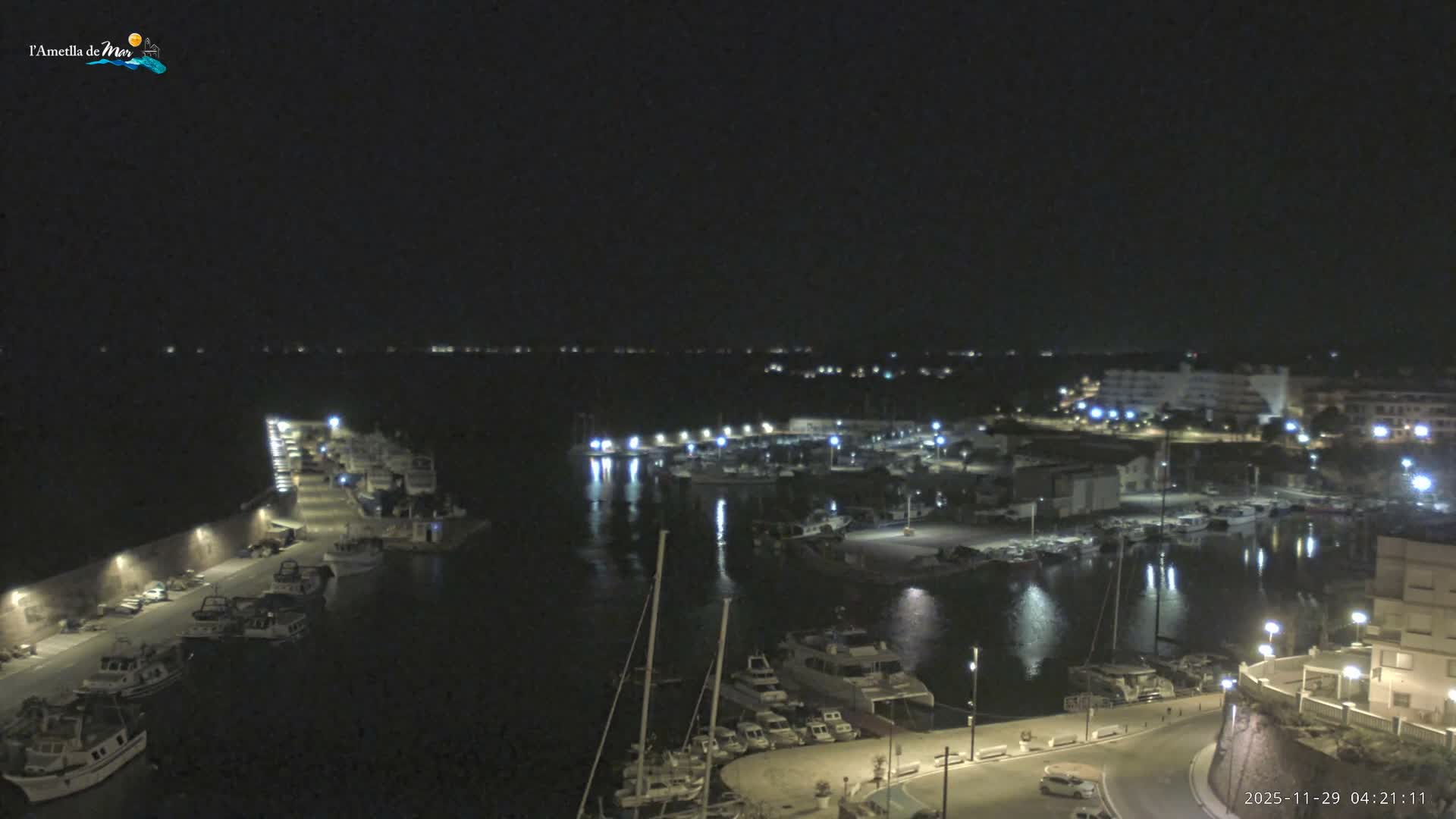 L'Ametlla de Mar Harbor Live Cam -T arragona, Catalonia, Spain