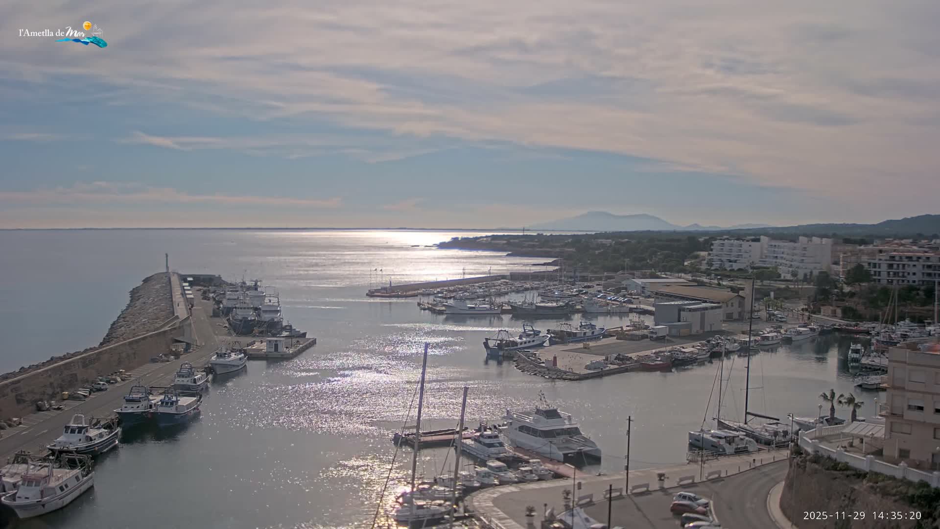 L'Ametlla de Mar Harbor Live Cam -T arragona, Catalonia, Spain