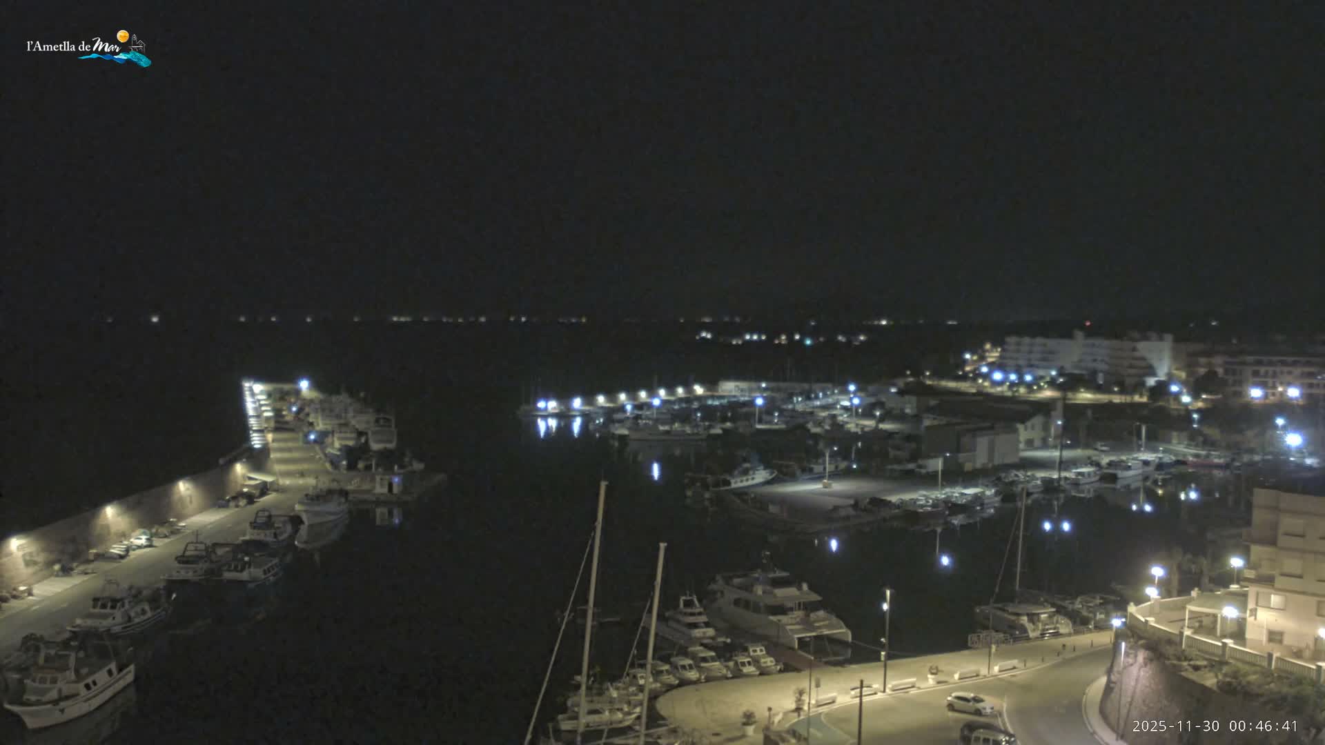 L'Ametlla de Mar Harbor Live Cam -T arragona, Catalonia, Spain