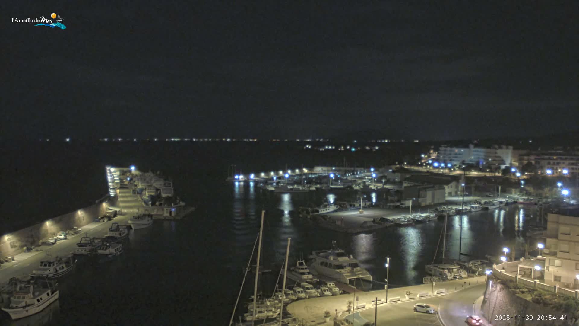 L'Ametlla de Mar Harbor Live Cam -T arragona, Catalonia, Spain