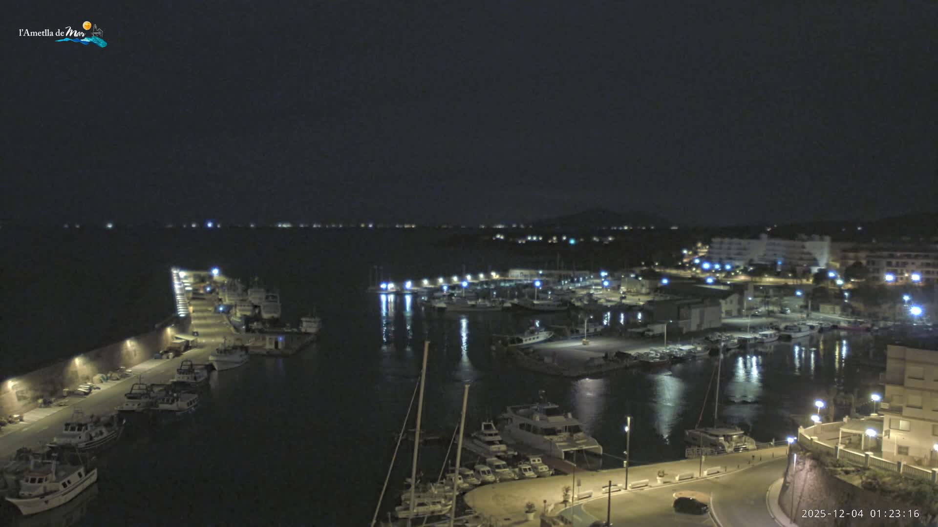 L'Ametlla de Mar Harbor Live Cam -T arragona, Catalonia, Spain