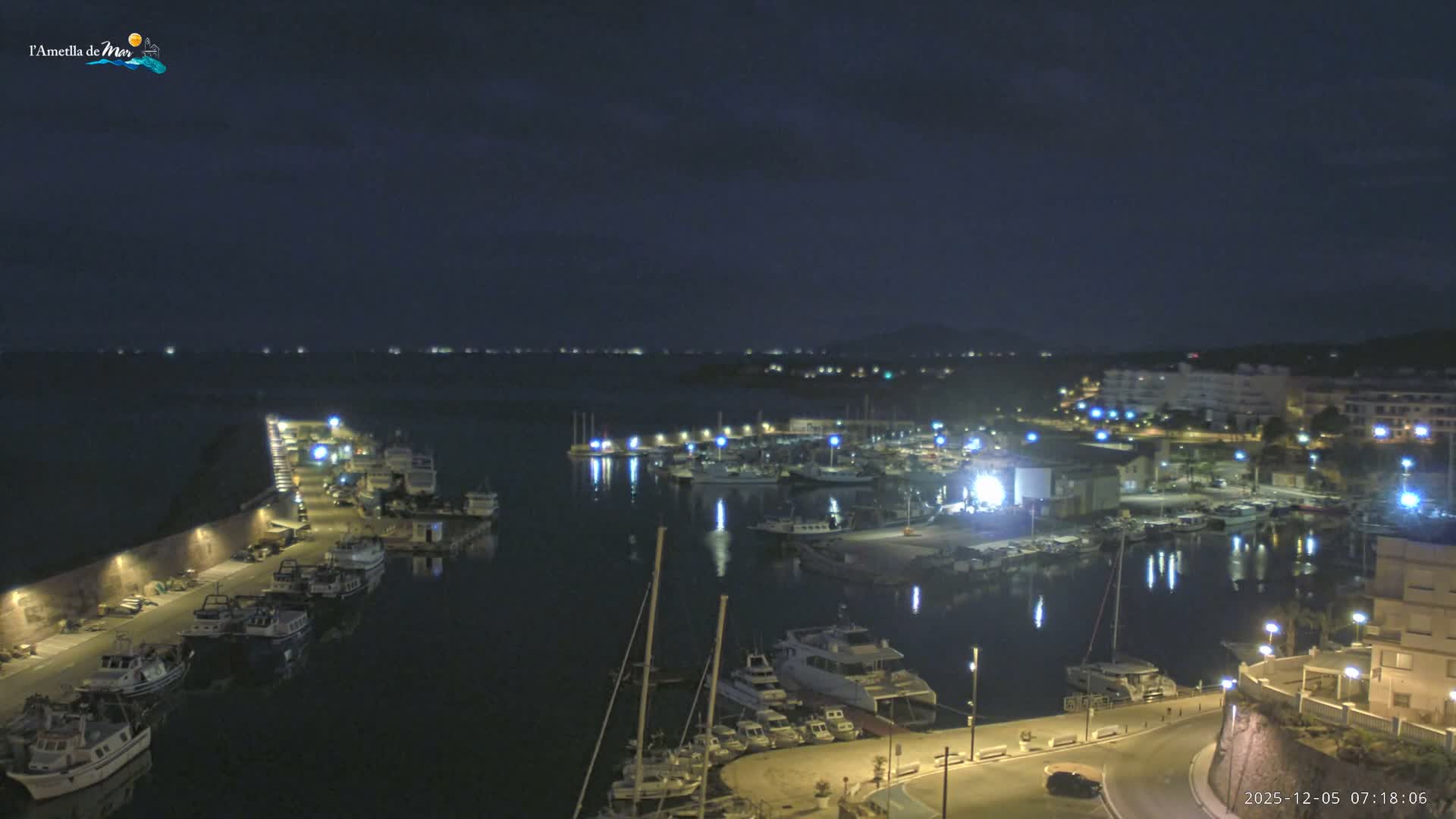 L'Ametlla de Mar Harbor Live Cam -T arragona, Catalonia, Spain