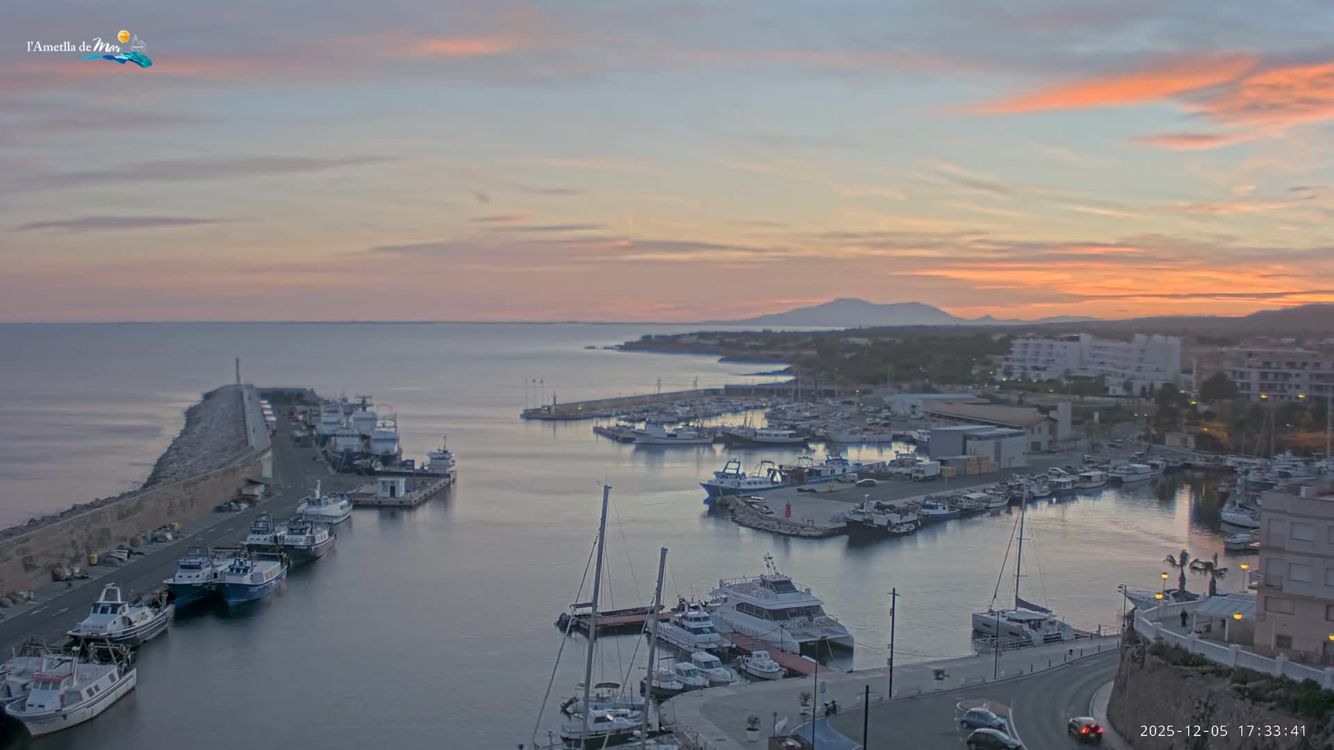 L'Ametlla de Mar Harbor Live Cam -T arragona, Catalonia, Spain
