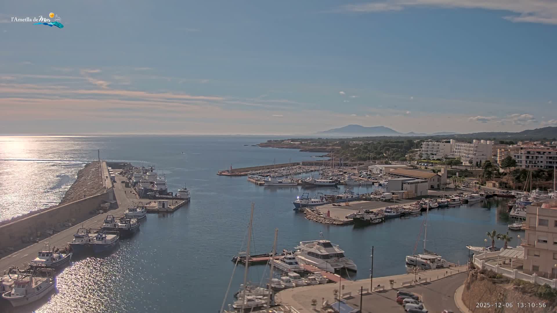 L'Ametlla de Mar Harbor Live Cam -T arragona, Catalonia, Spain