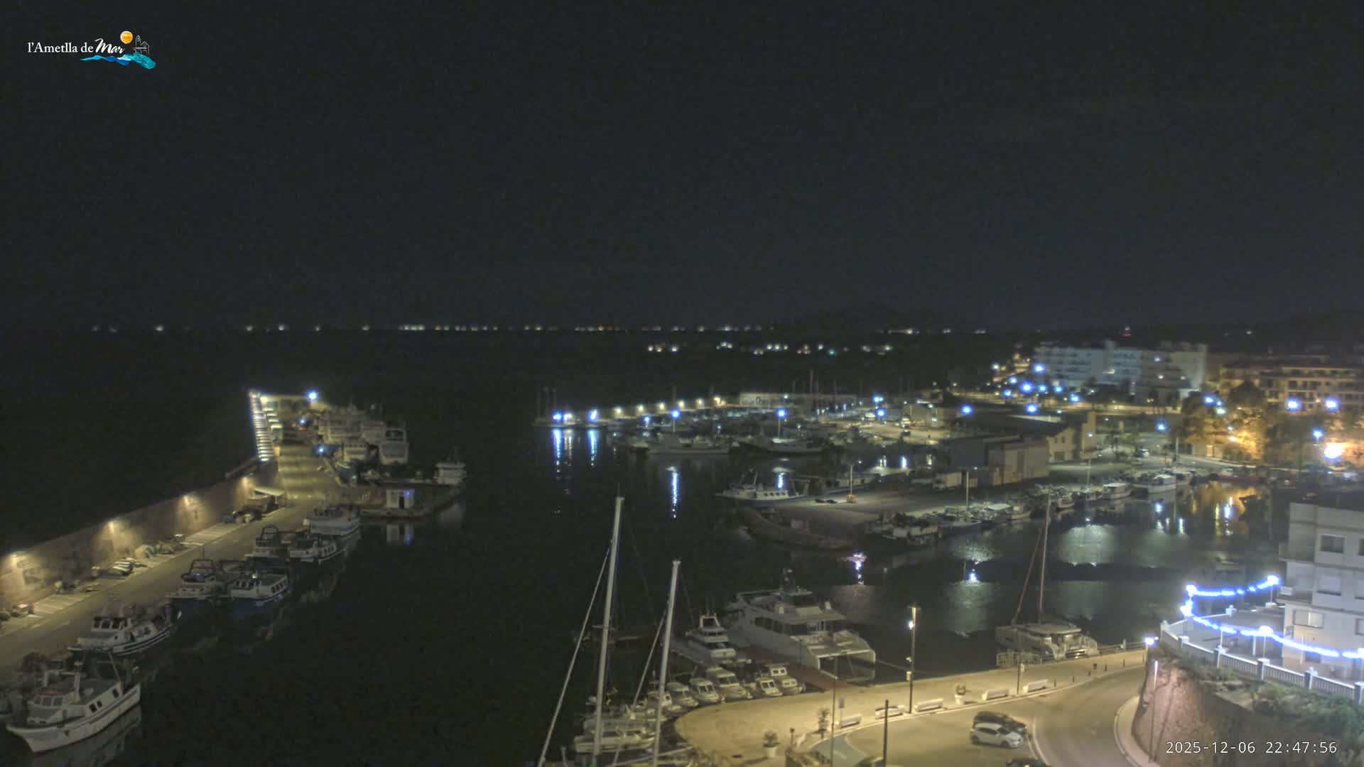 L'Ametlla de Mar Harbor Live Cam -T arragona, Catalonia, Spain