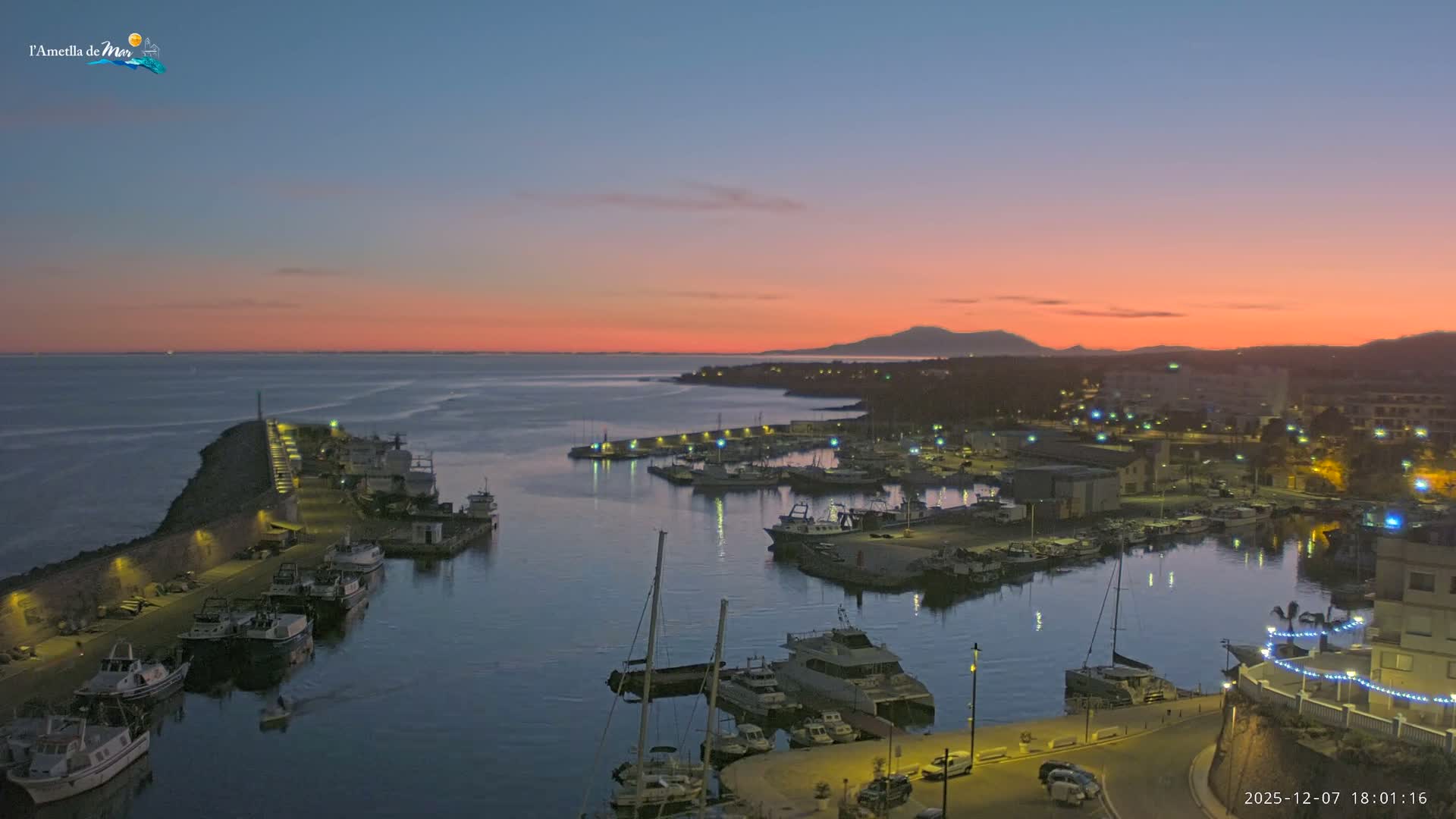 L'Ametlla de Mar Harbor Live Cam -T arragona, Catalonia, Spain