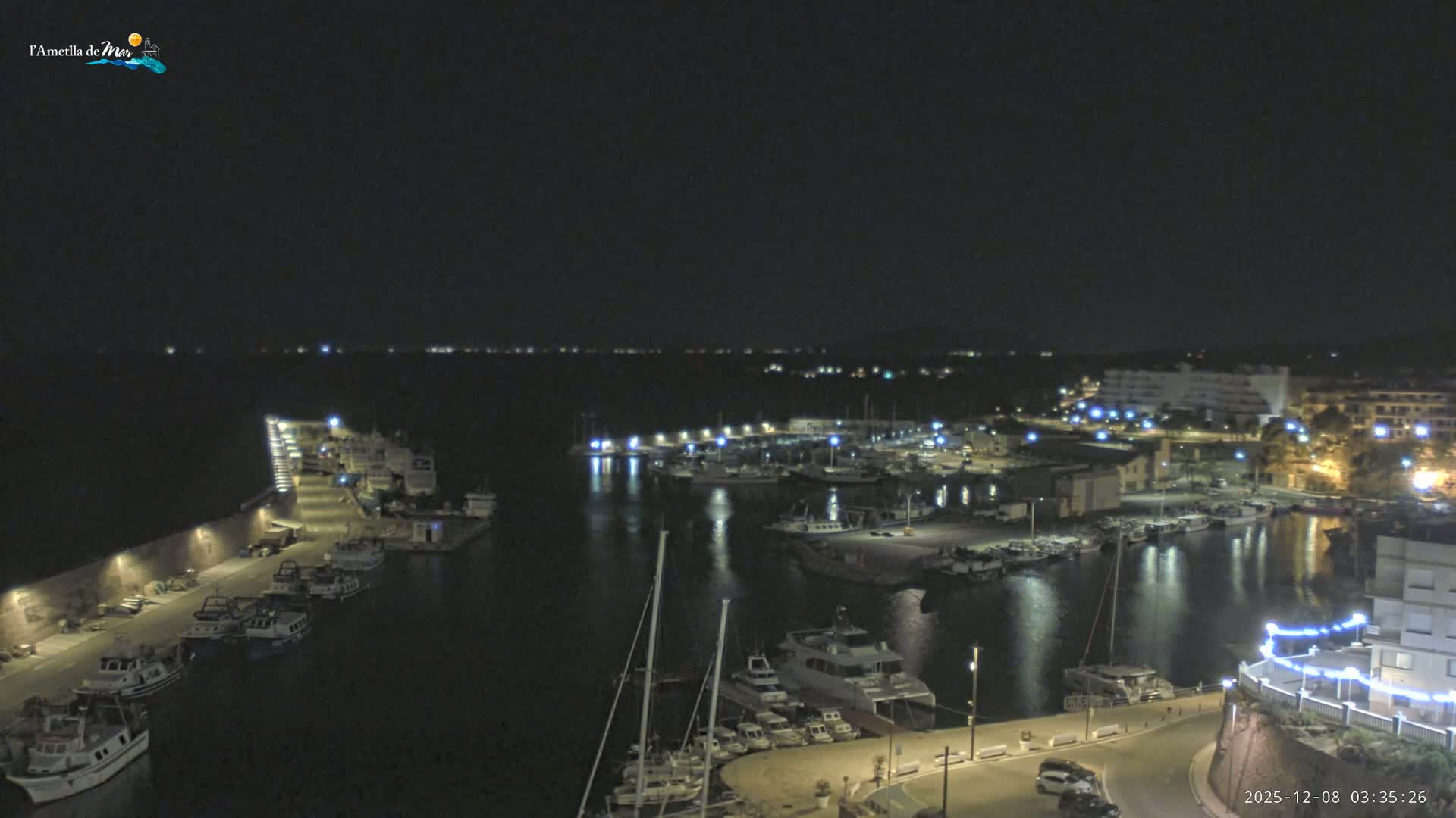 L'Ametlla de Mar Harbor Live Cam -T arragona, Catalonia, Spain