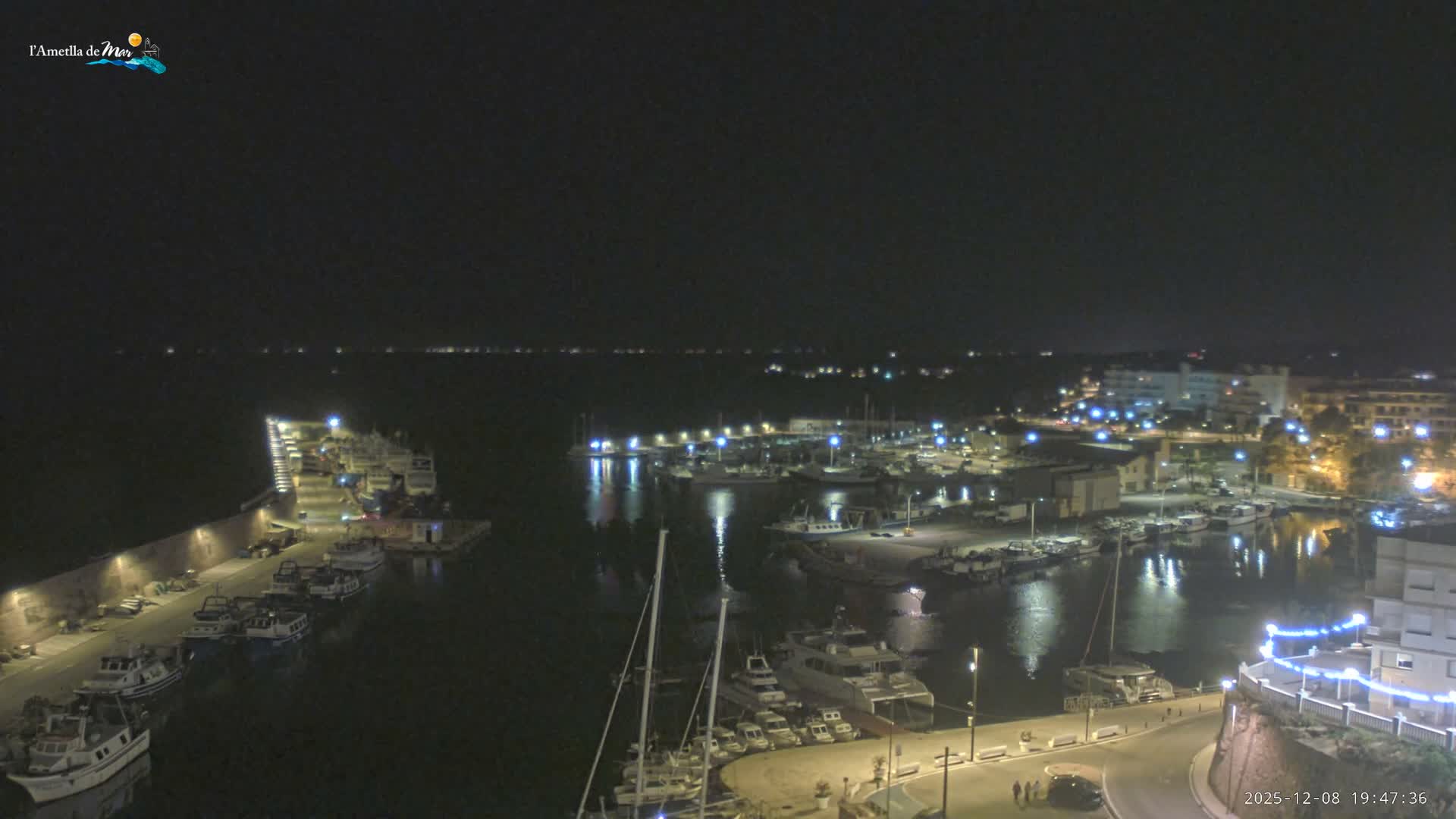 L'Ametlla de Mar Harbor Live Cam -T arragona, Catalonia, Spain