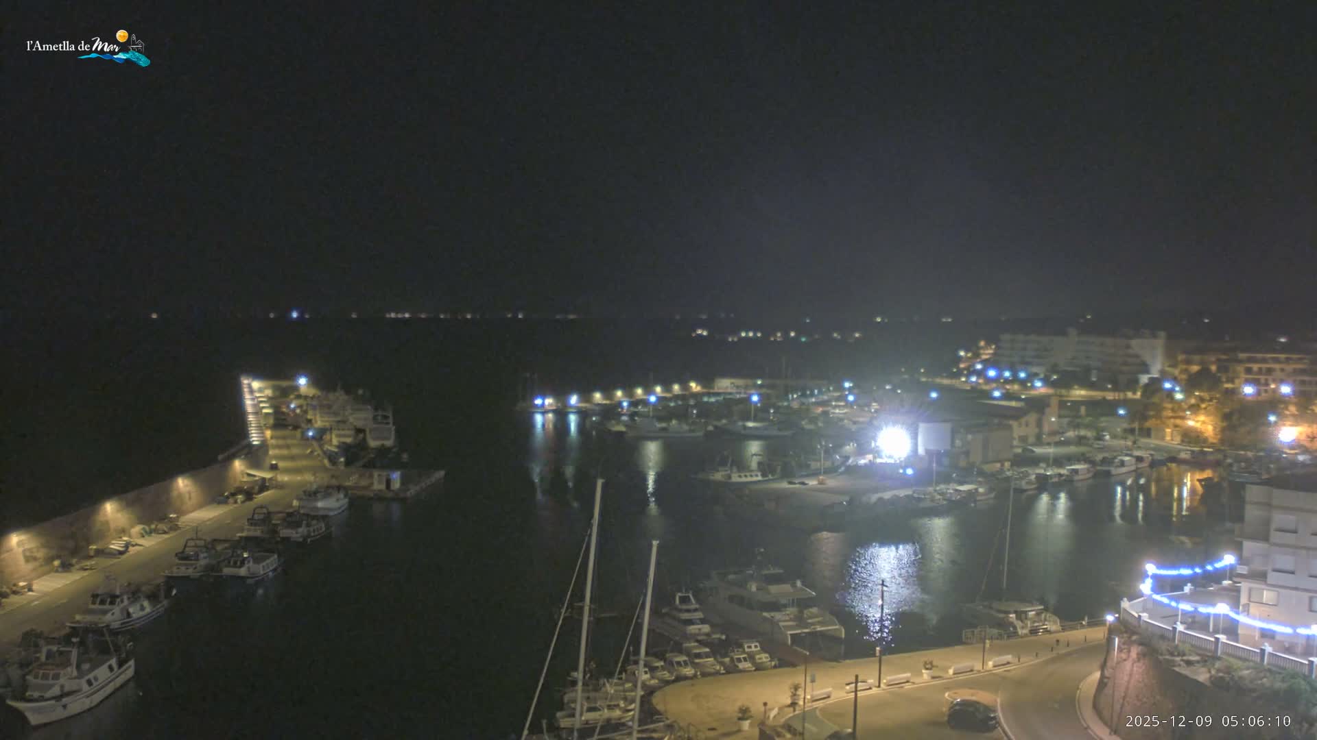 L'Ametlla de Mar Harbor Live Cam -T arragona, Catalonia, Spain