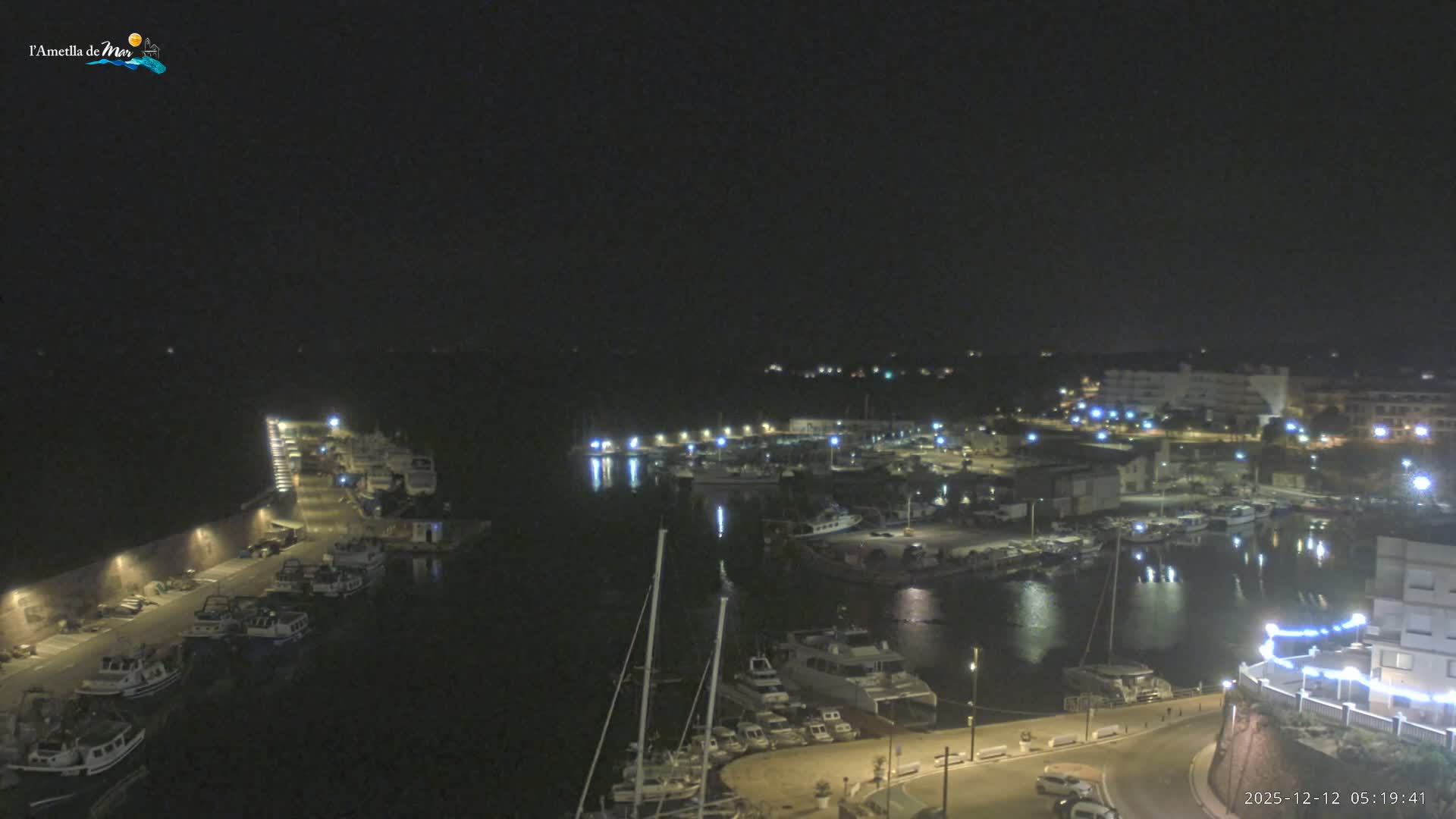 L'Ametlla de Mar Harbor Live Cam -T arragona, Catalonia, Spain