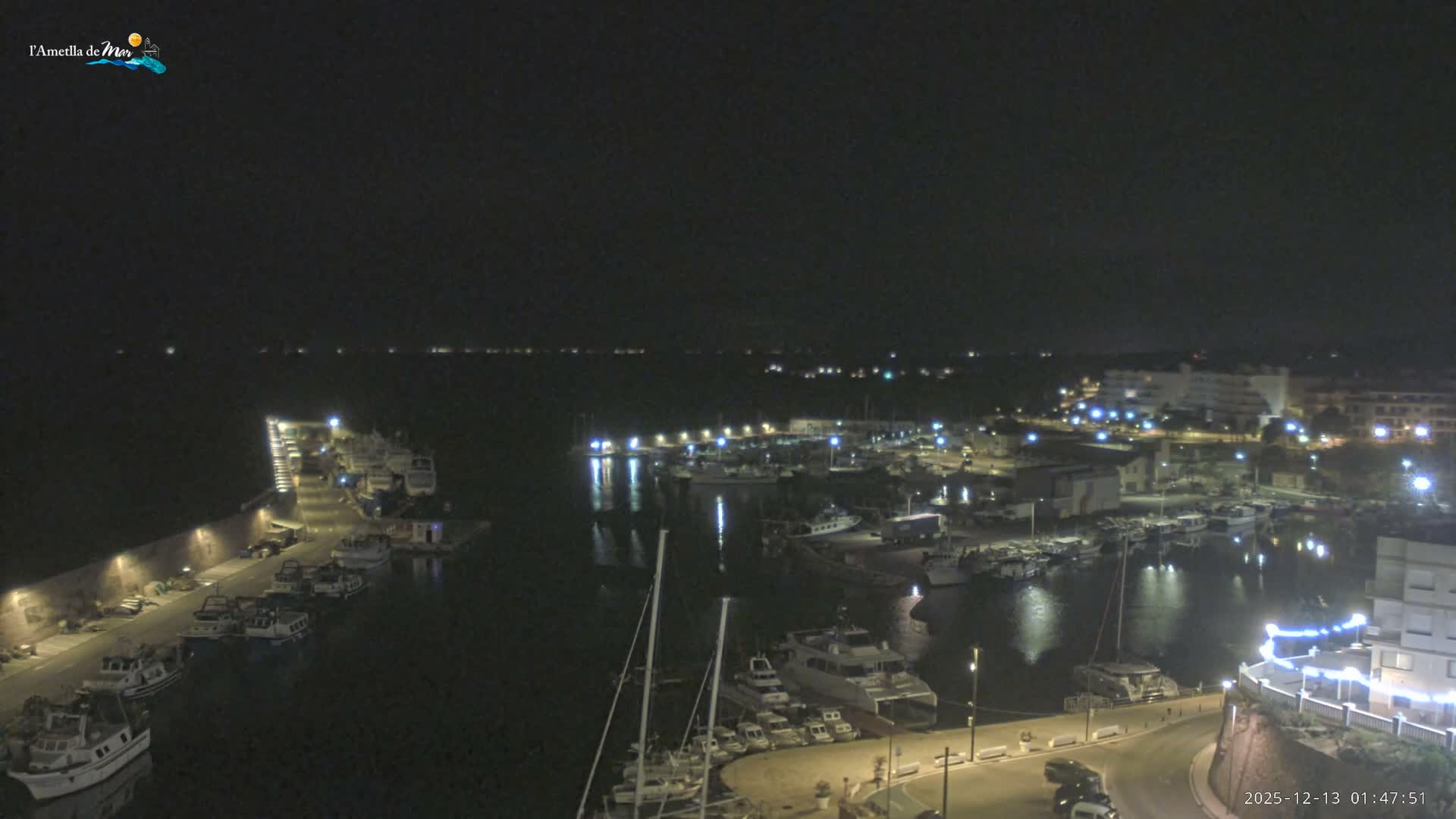 L'Ametlla de Mar Harbor Live Cam -T arragona, Catalonia, Spain