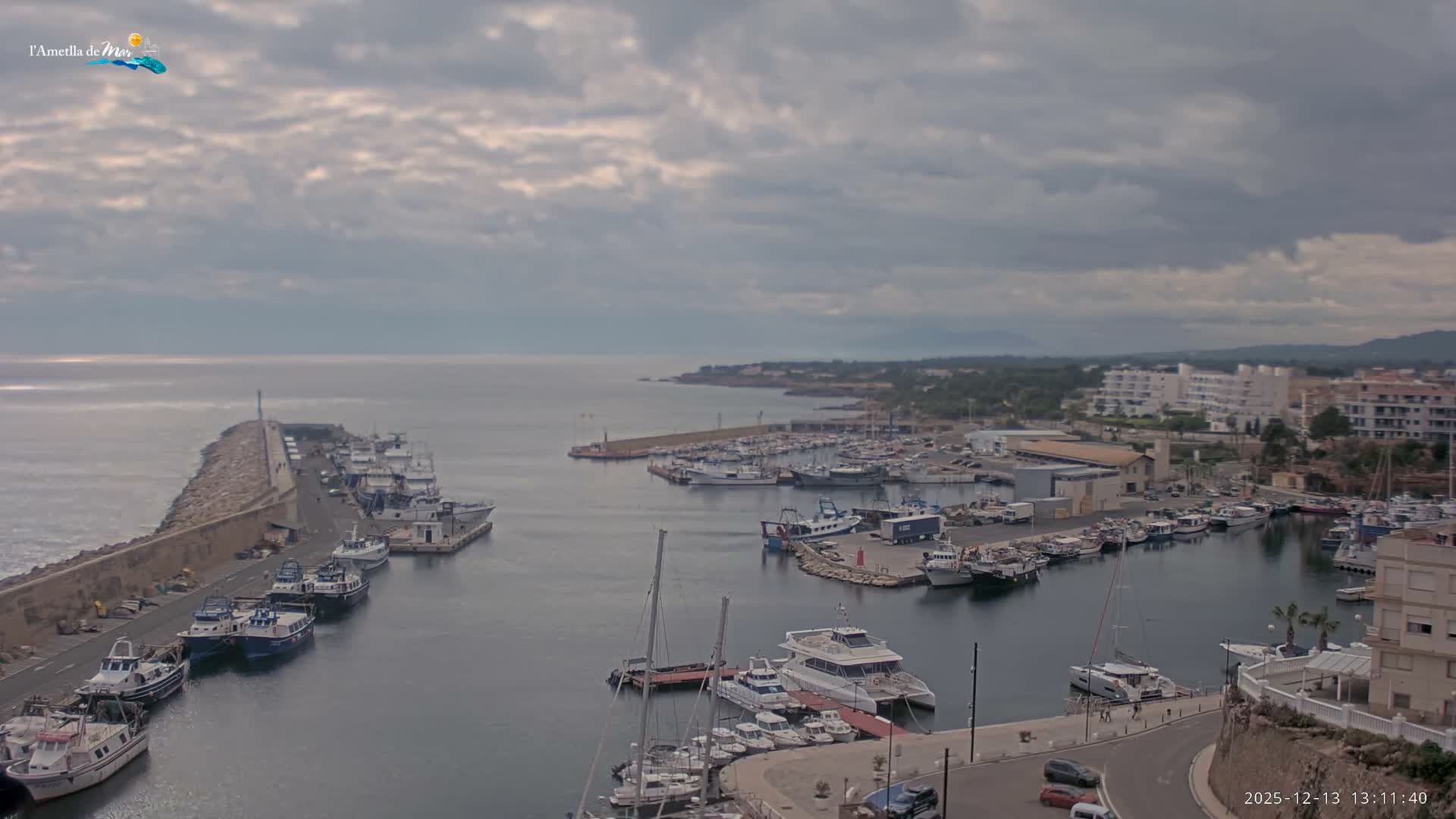 L'Ametlla de Mar Harbor Live Cam -T arragona, Catalonia, Spain