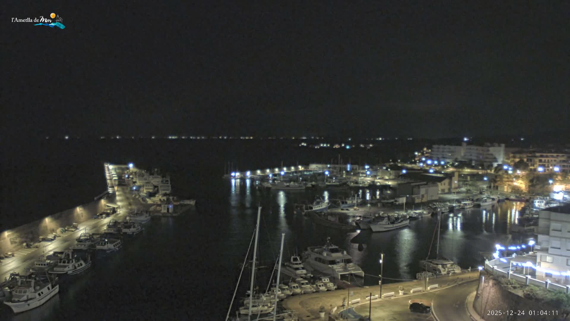 L'Ametlla de Mar Harbor Live Cam -T arragona, Catalonia, Spain