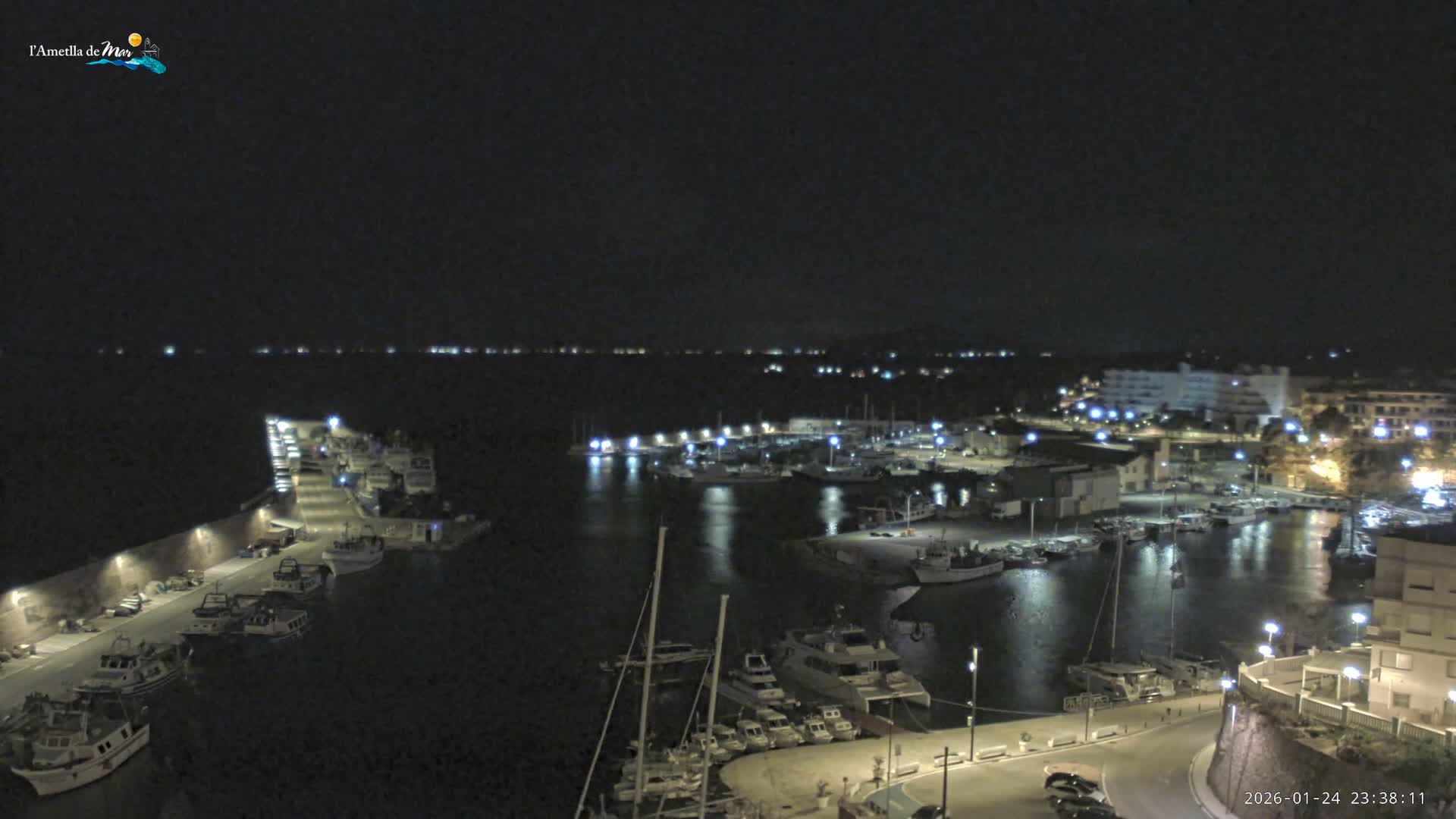 L'Ametlla de Mar Harbor Live Cam -T arragona, Catalonia, Spain
