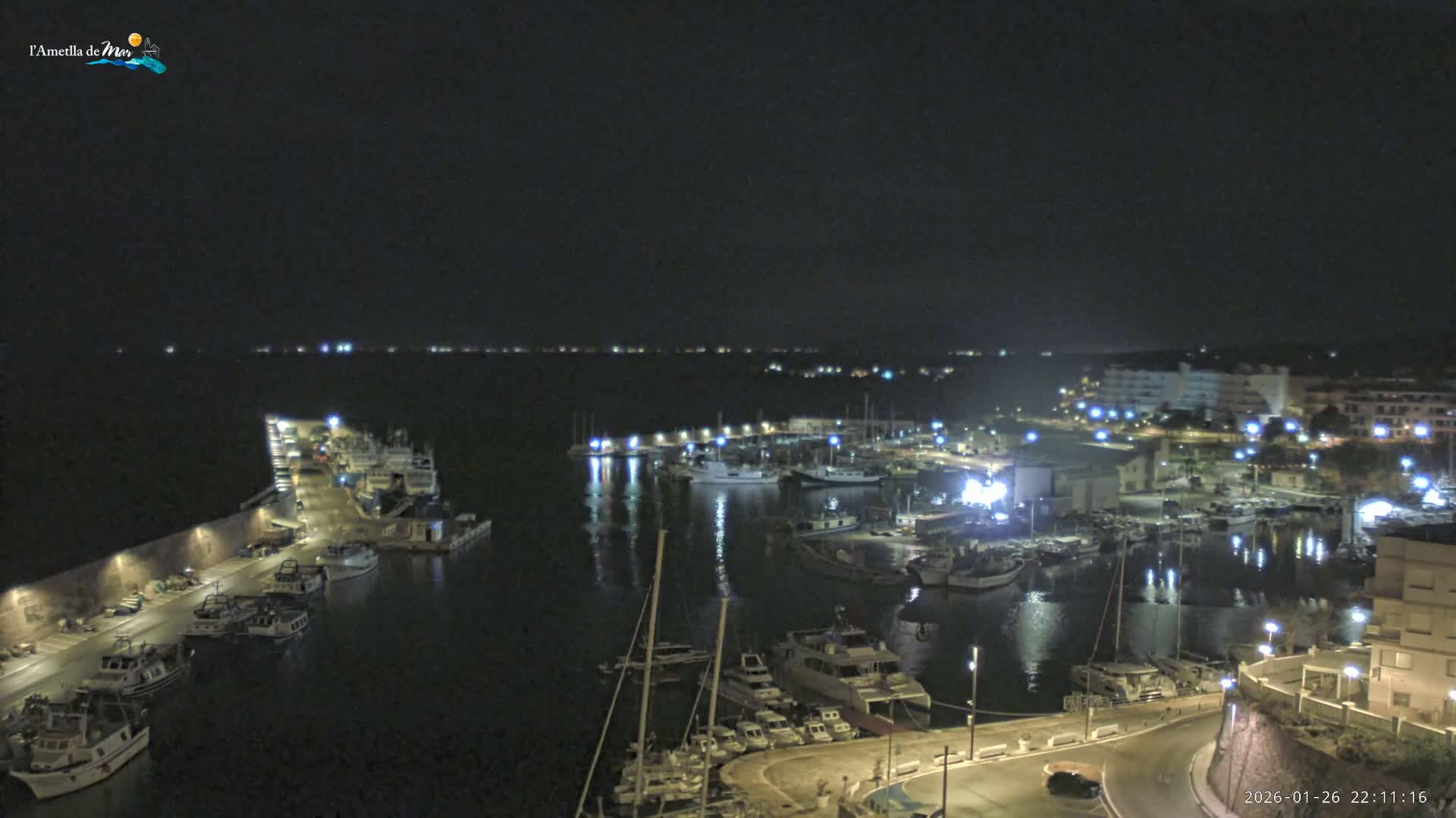 L'Ametlla de Mar Harbor Live Cam -T arragona, Catalonia, Spain