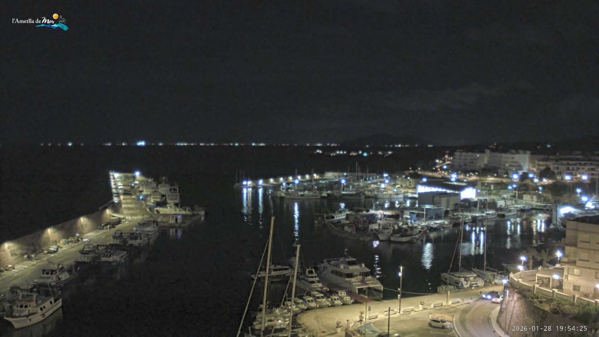 L'Ametlla de Mar Harbor Live Cam -T arragona, Catalonia, Spain