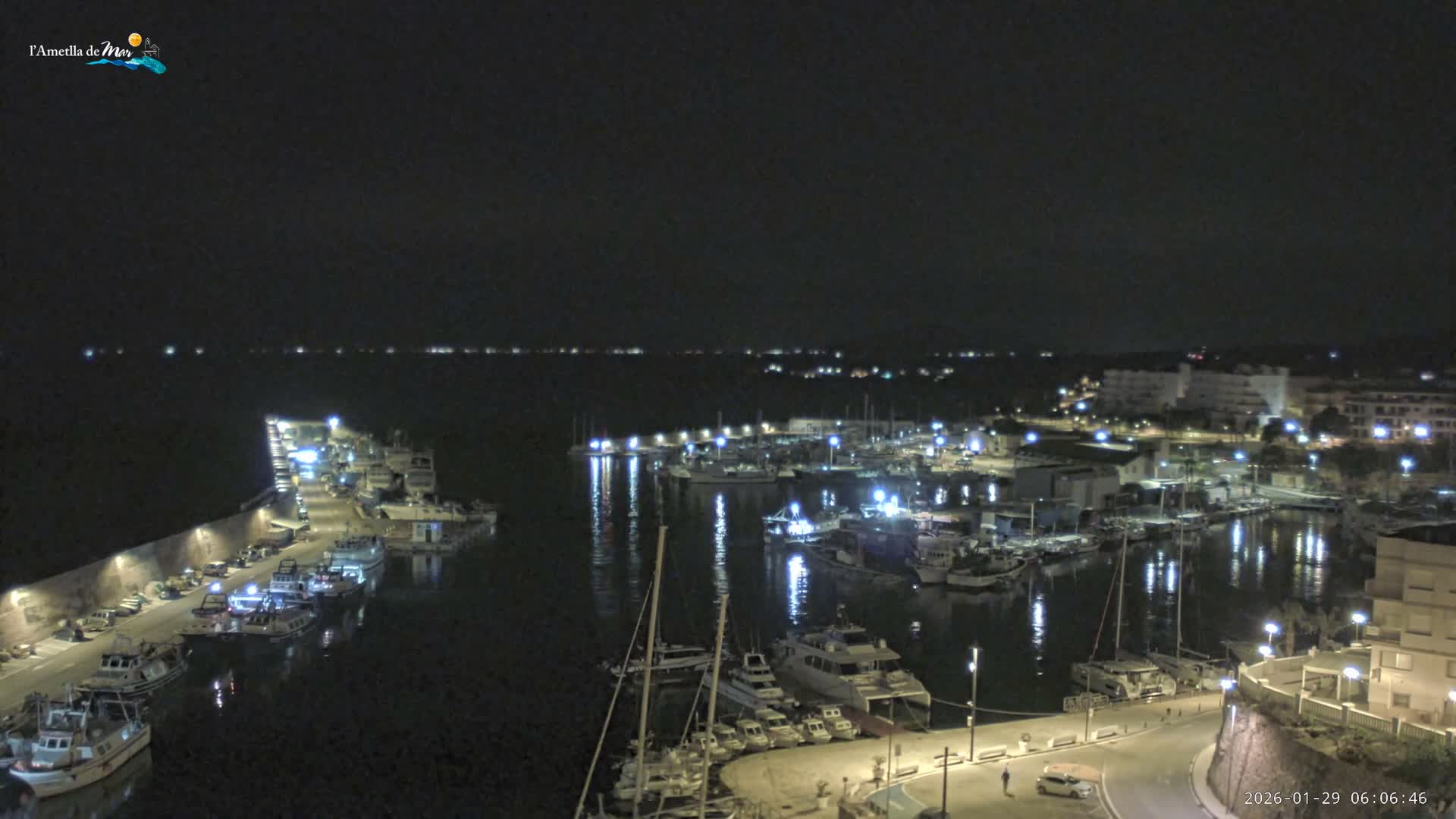 L'Ametlla de Mar Harbor Live Cam -T arragona, Catalonia, Spain