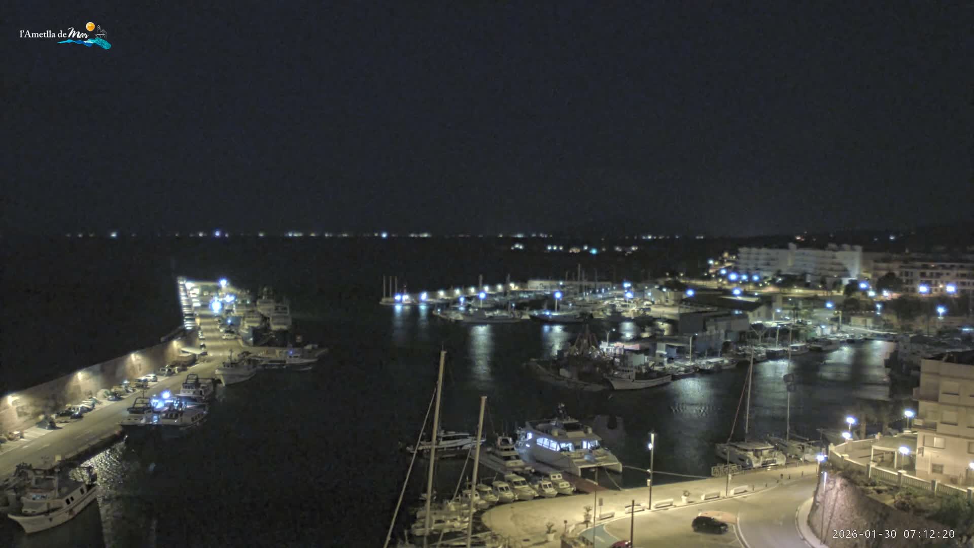 L'Ametlla de Mar Harbor Live Cam -T arragona, Catalonia, Spain