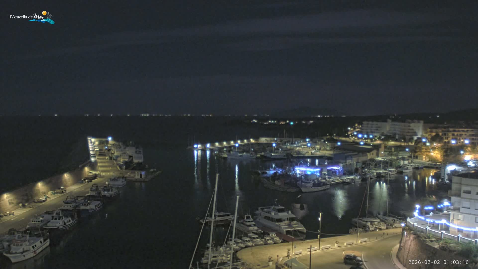 L'Ametlla de Mar Harbor Live Cam -T arragona, Catalonia, Spain